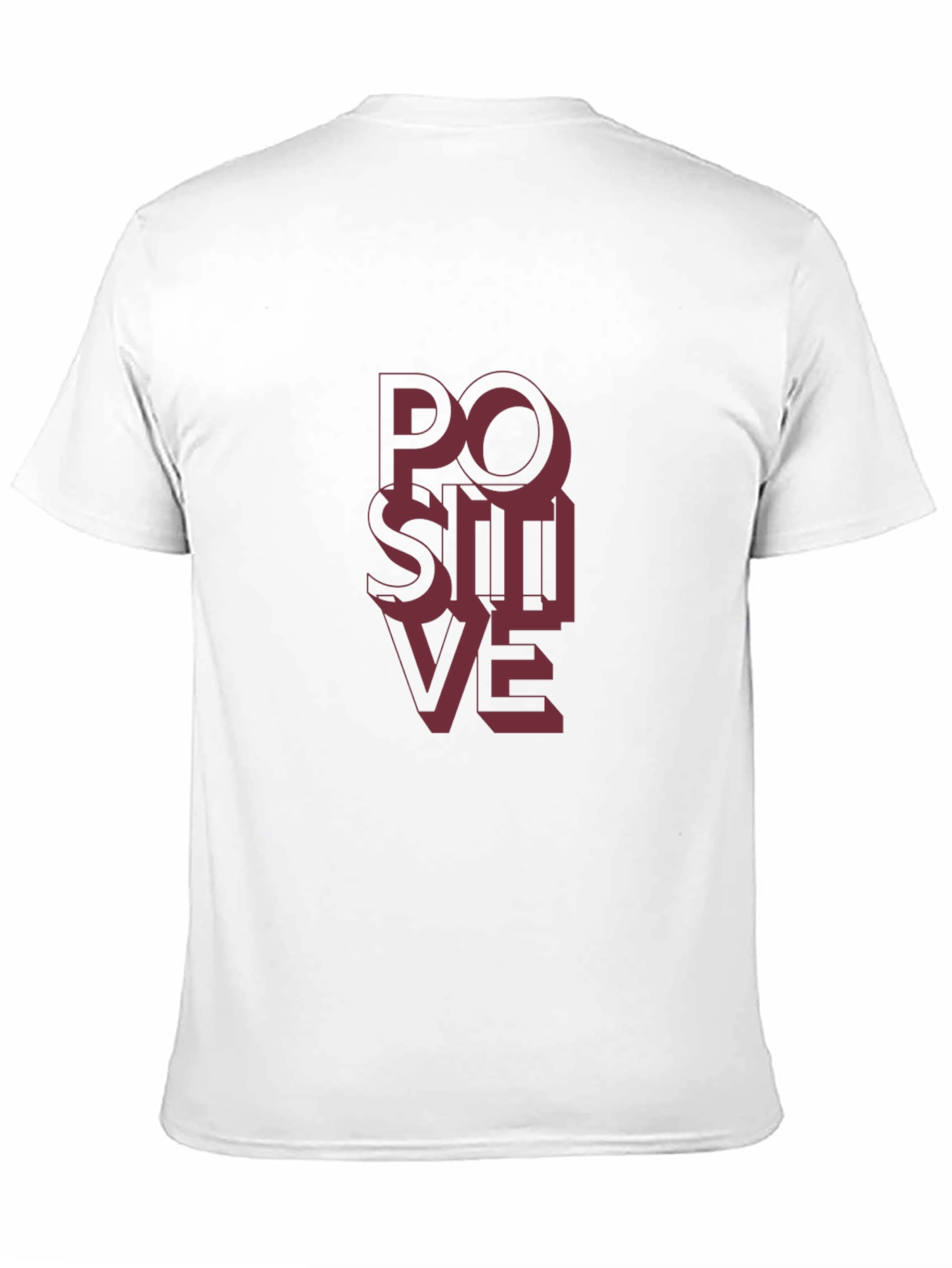 Positive Graphic Tee - Modern Black T-Shirt