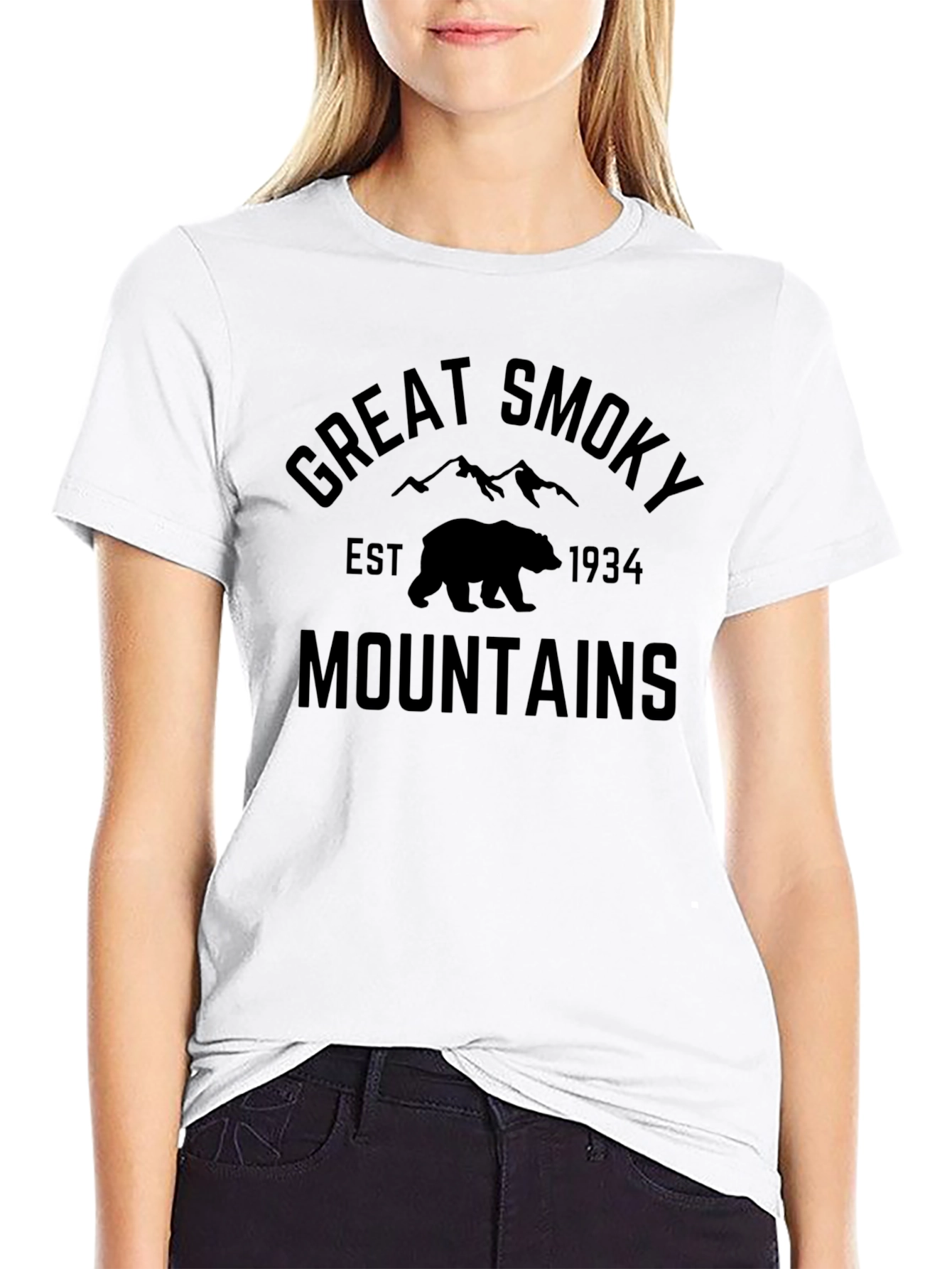 Great Smoky Mountains Black T-Shirt