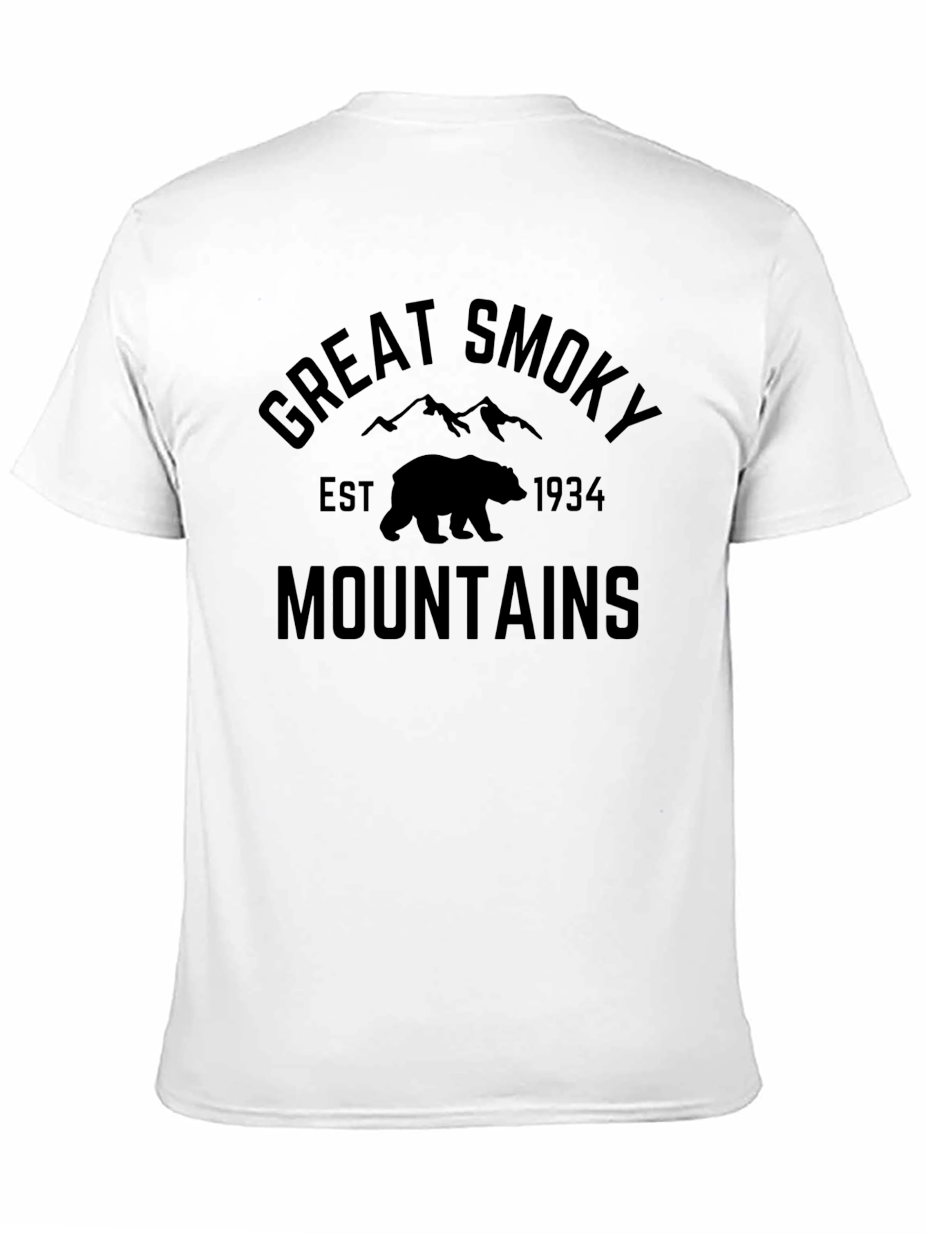 Great Smoky Mountains Black T-Shirt
