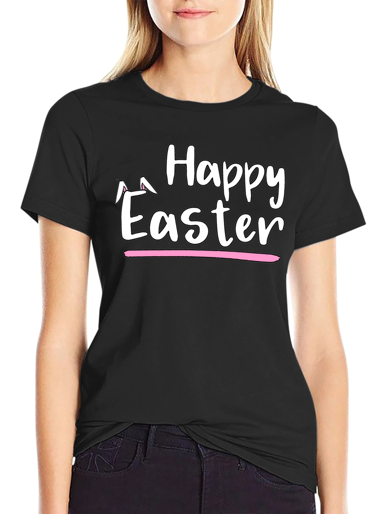 Happy Easter T-Shirt - Bunny Ear Design