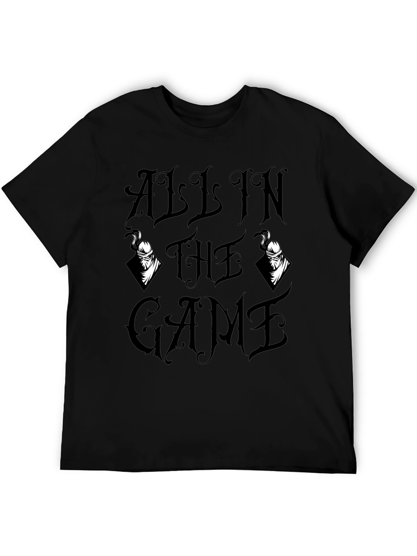 All In The Game Graphic Tee - Black