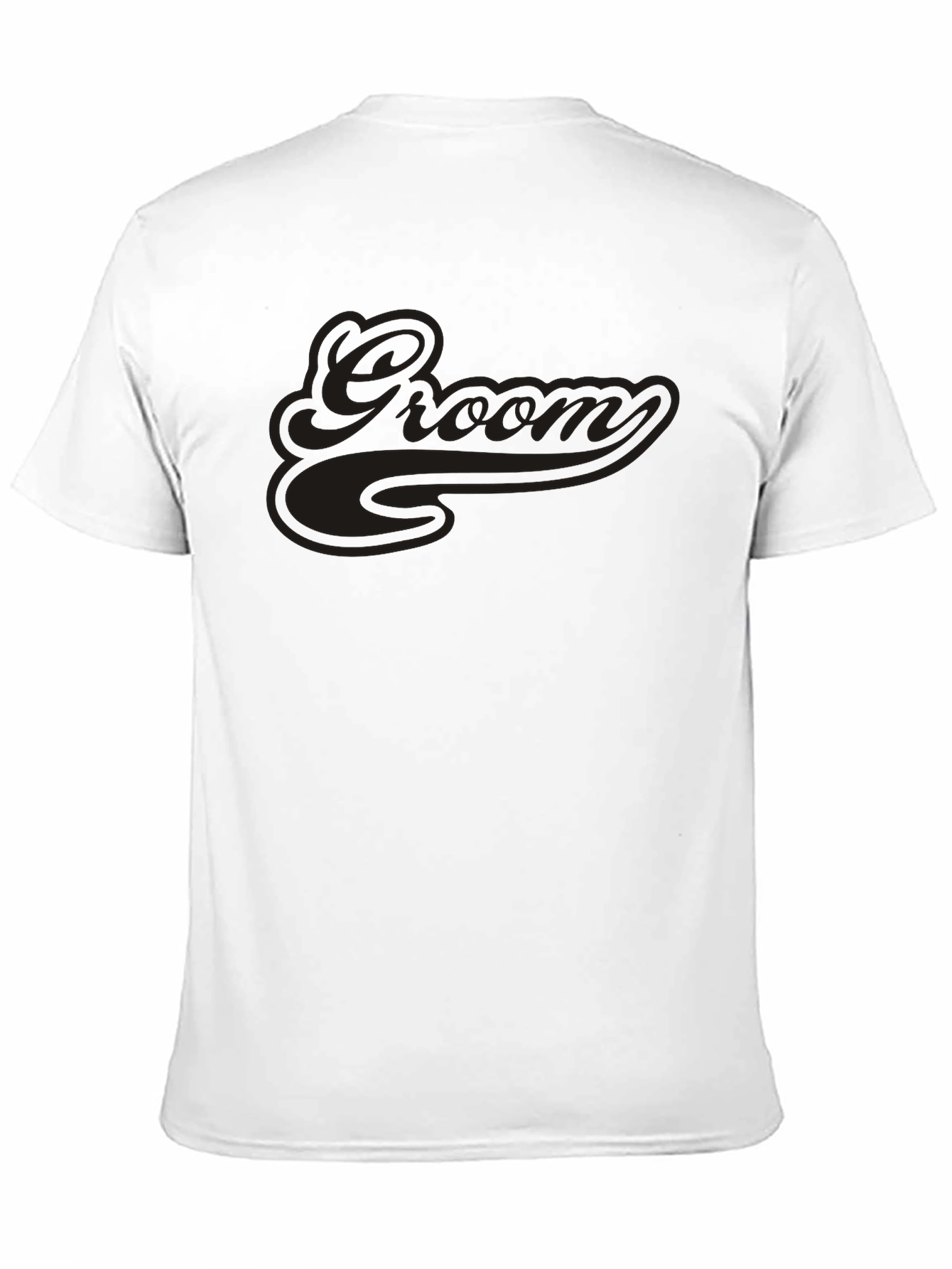 Groom Crew Neck Short Sleeve T-Shirt