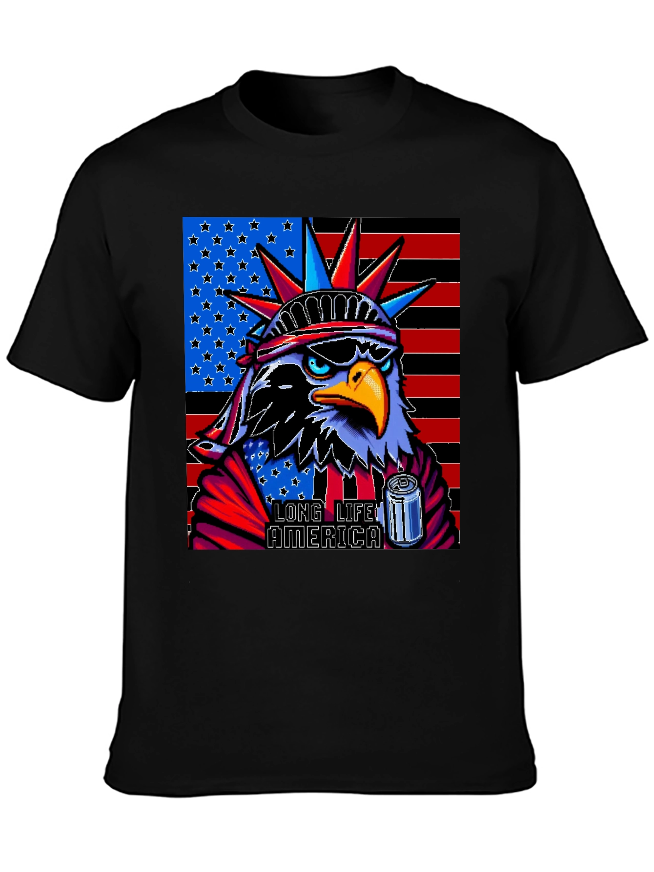 Patriotic Eagle T-Shirt: Long Live America!