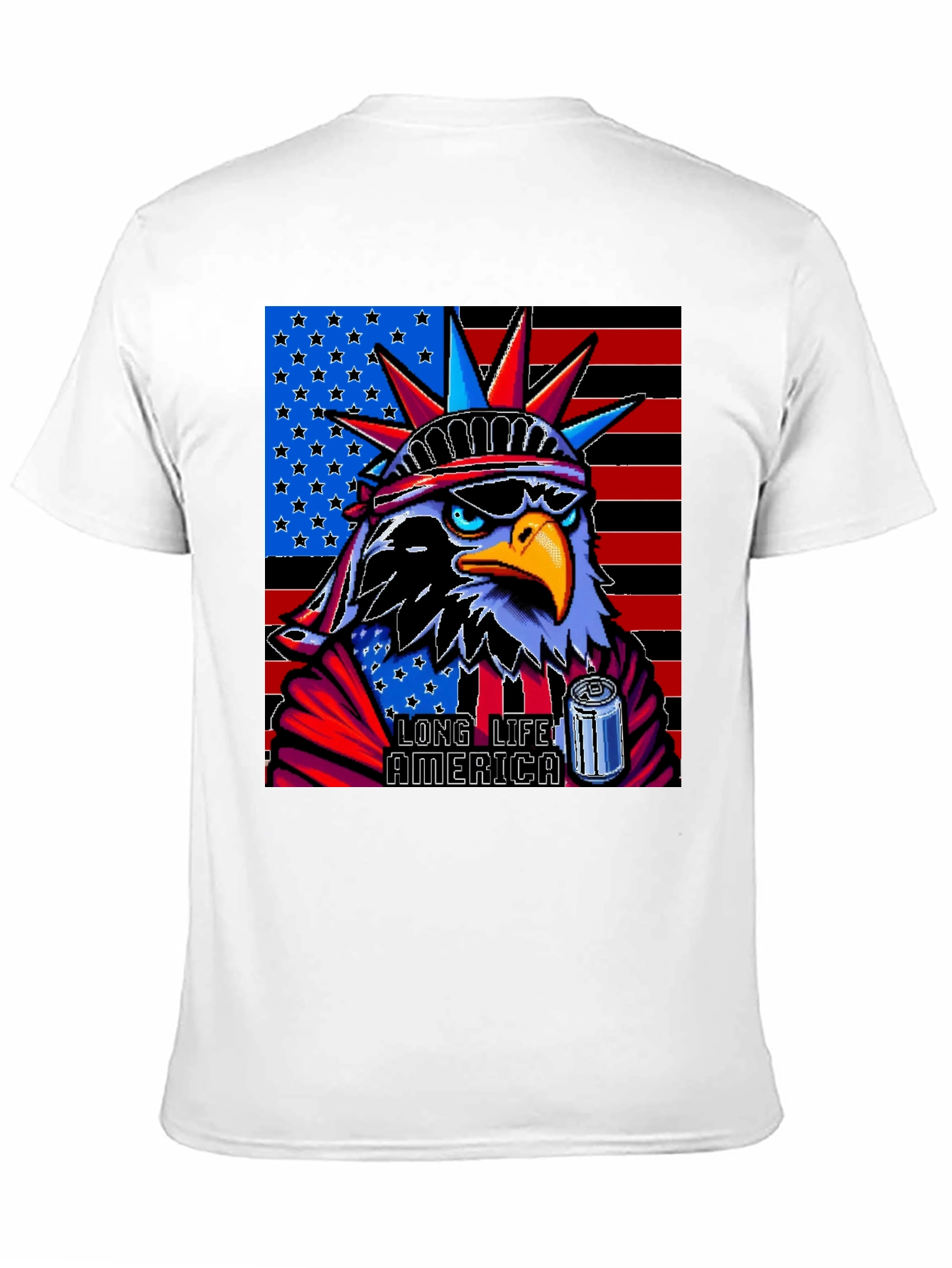 Patriotic Eagle T-Shirt: Long Live America!