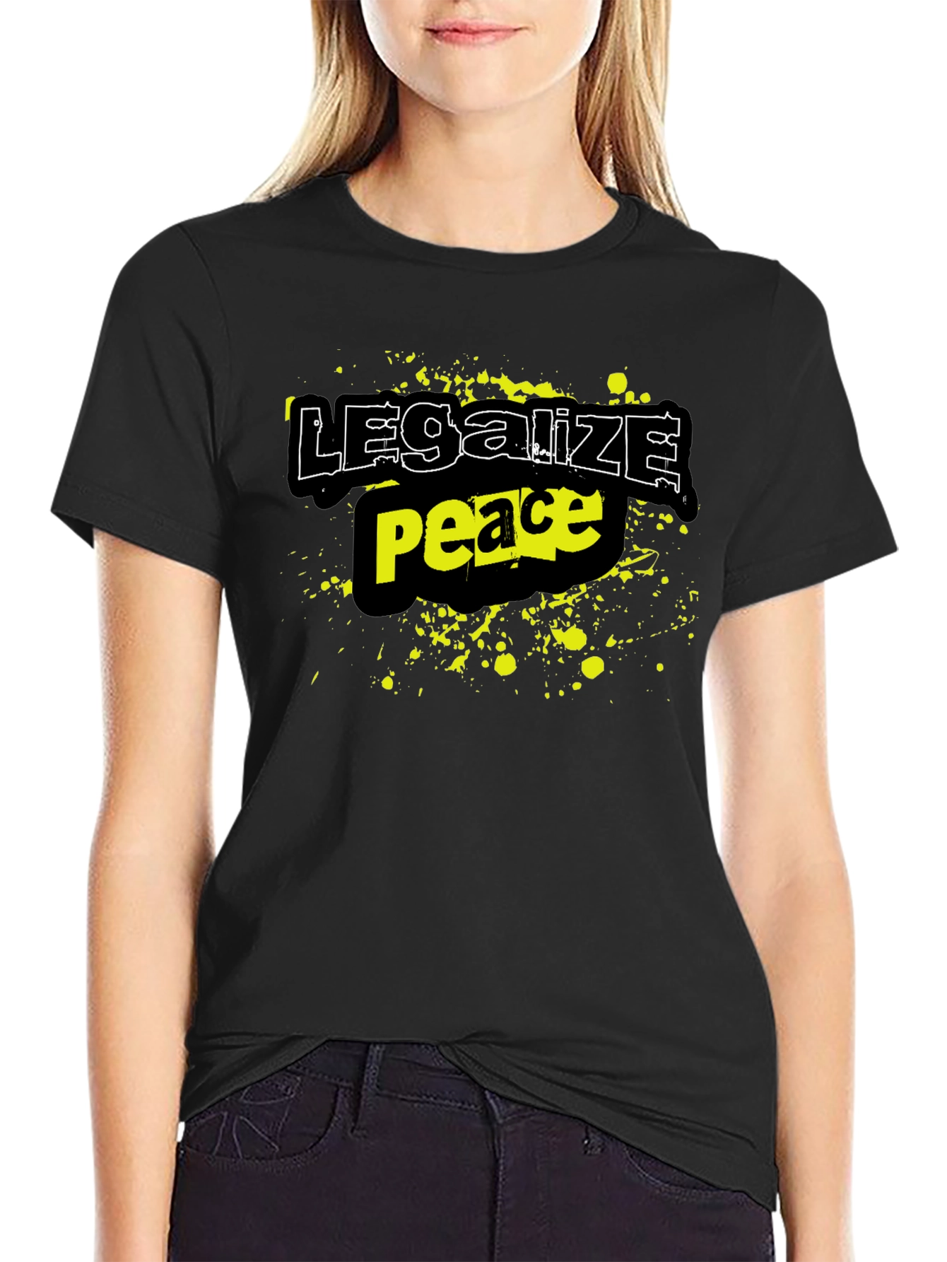 Legalize Peace T-Shirt - Black