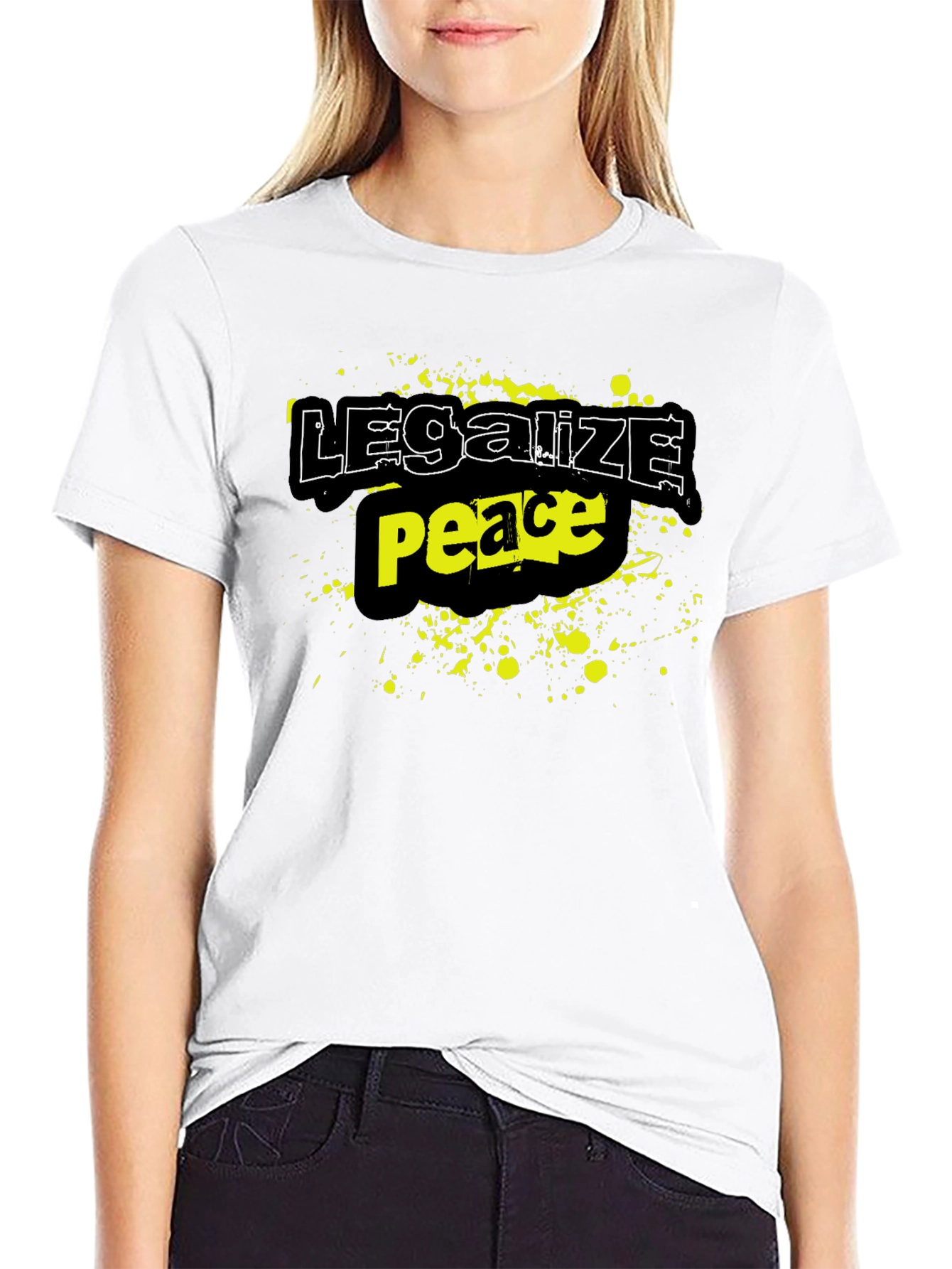 Legalize Peace T-Shirt - Black