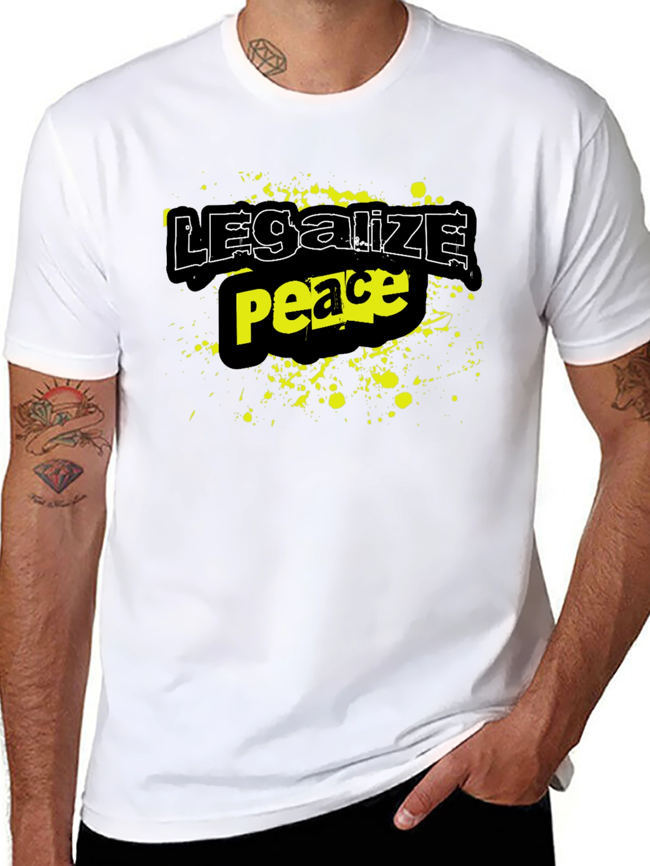 Legalize Peace T-Shirt - Black