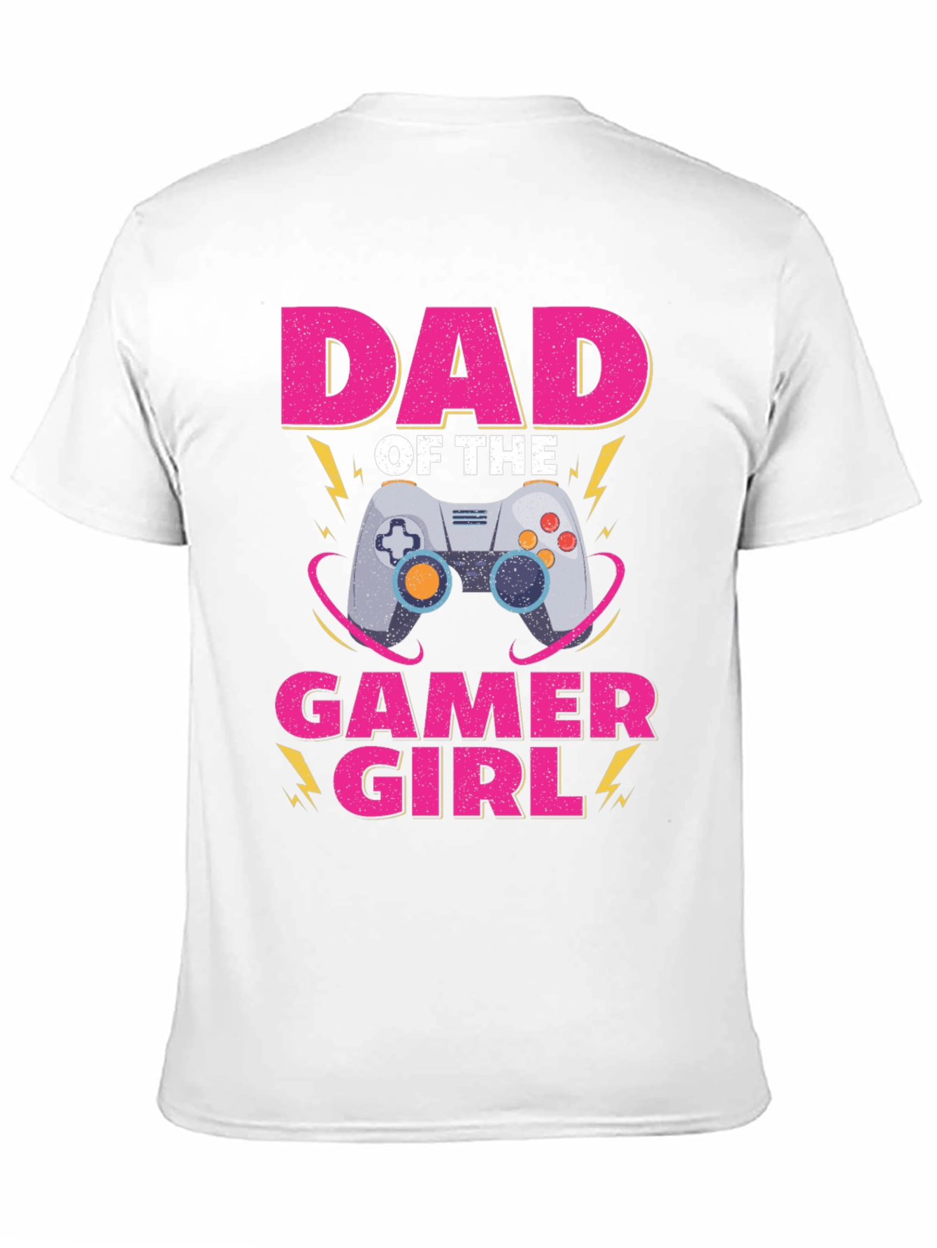 Dad of the Gamer Girl T-Shirt - Black