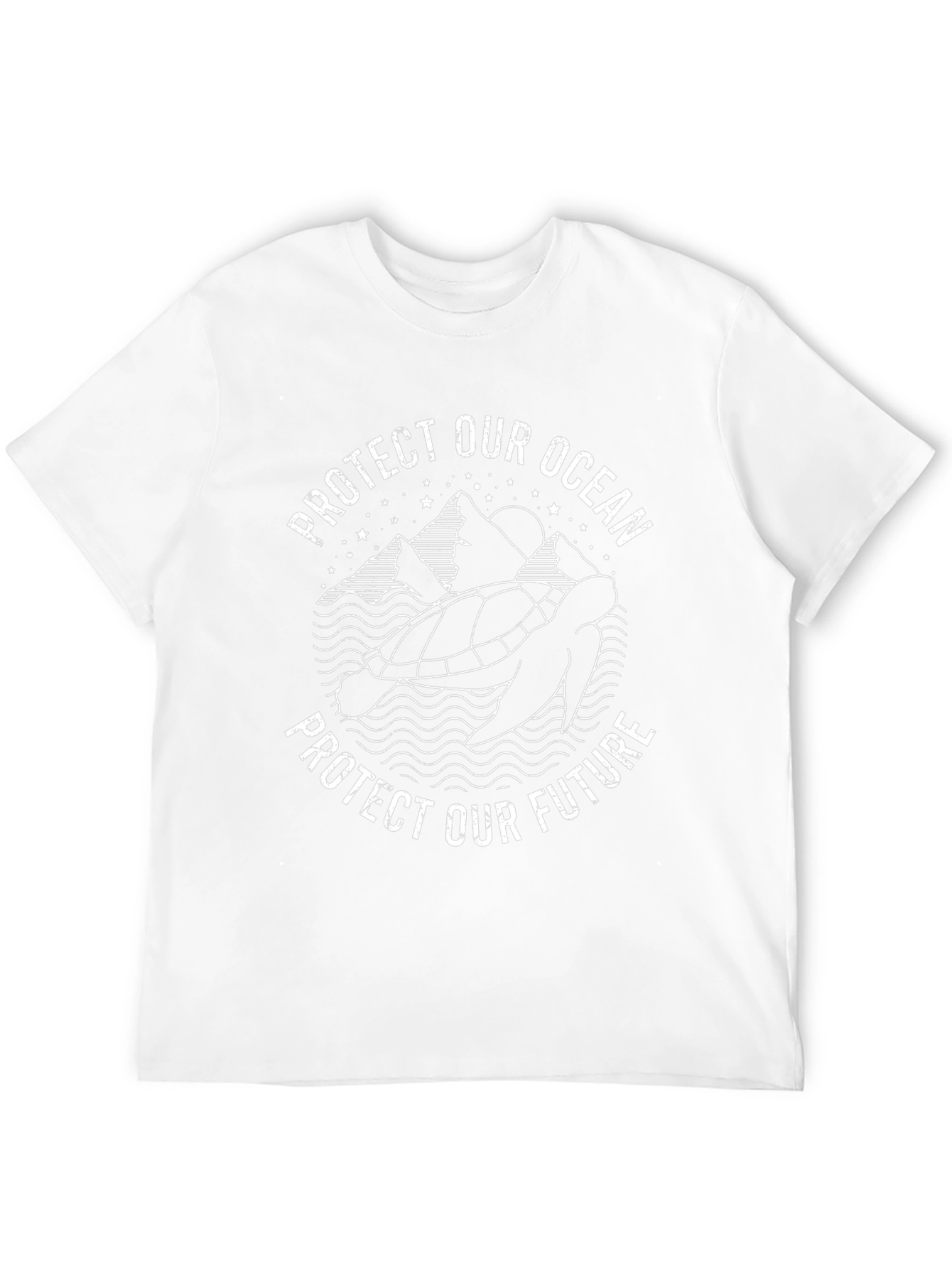 Protect Our Ocean Turtle Graphic T-Shirt