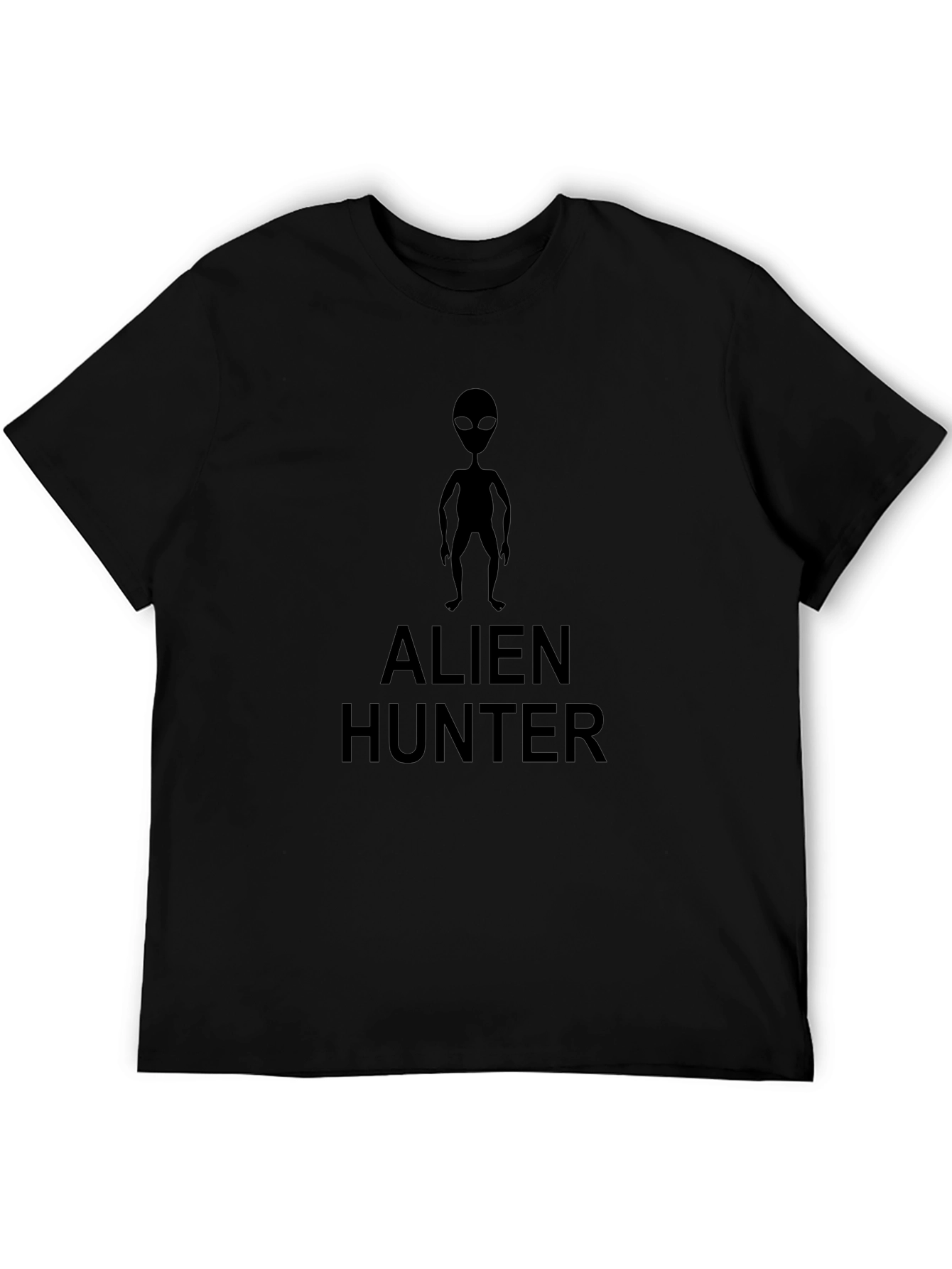 Alien Hunter Graphic T-Shirt - Black
