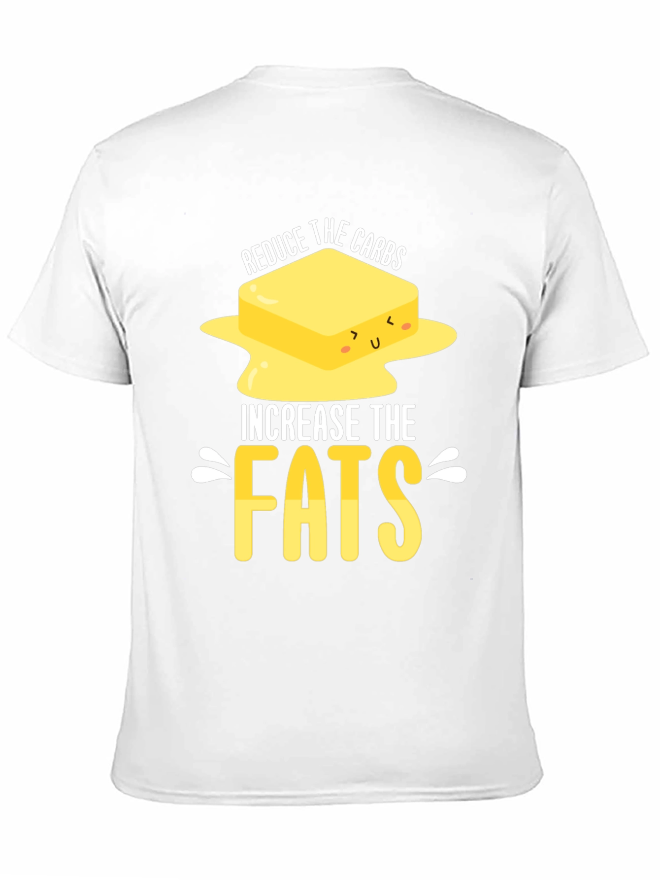 Reduce Carbs Increase Fats T-Shirt Funny Foodie Tee