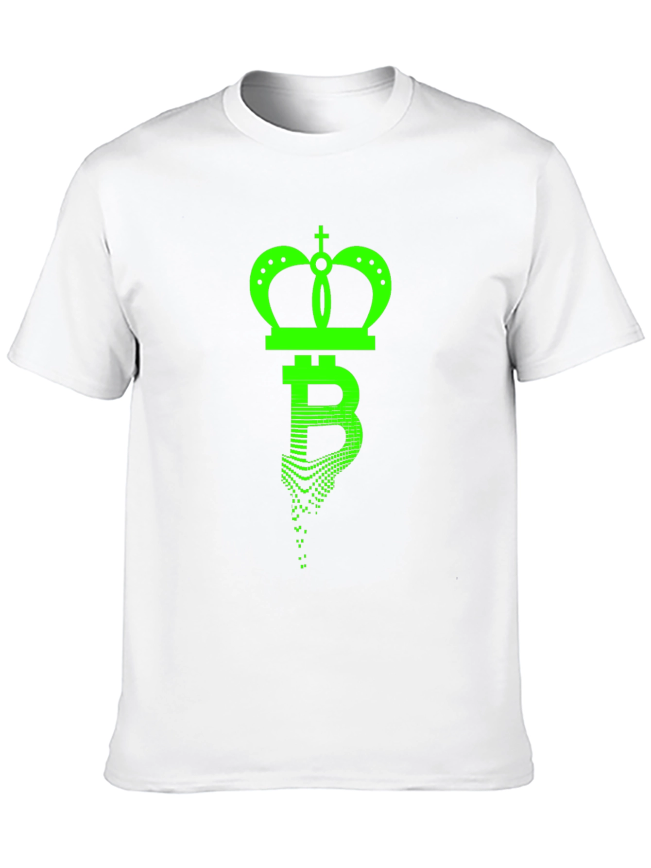 Bitcoin King Black T-Shirt - Crypto Crown Tee