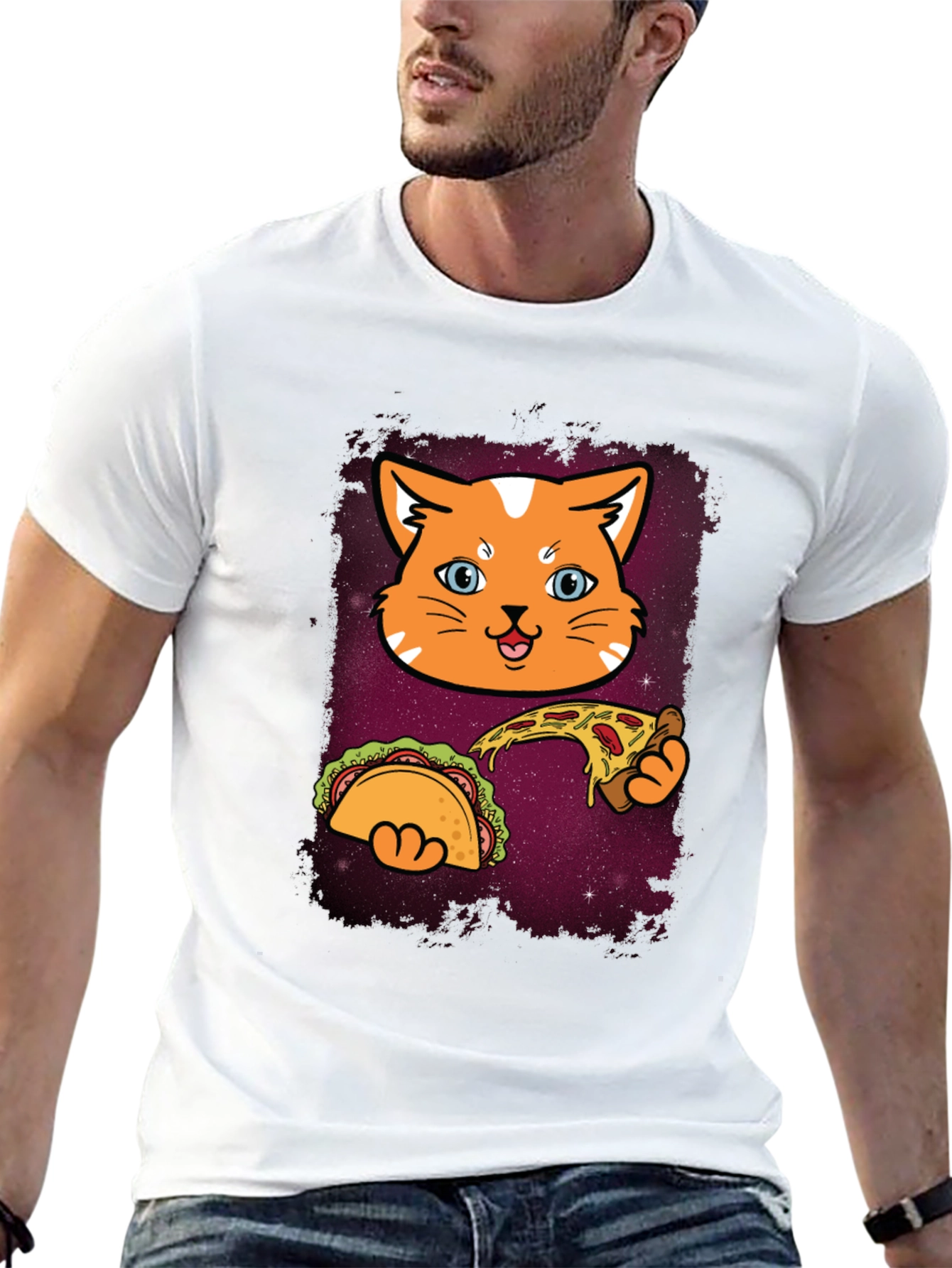 Cat Taco Pizza T-Shirt