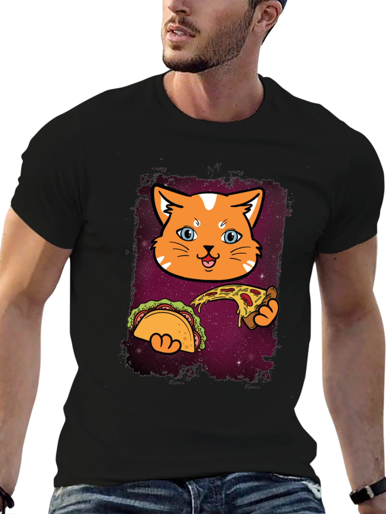 Cat Taco Pizza T-Shirt