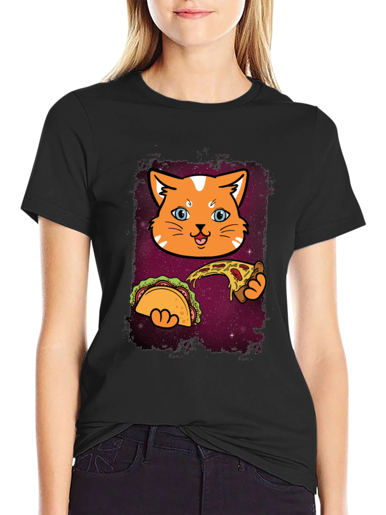 Cat Taco Pizza T-Shirt