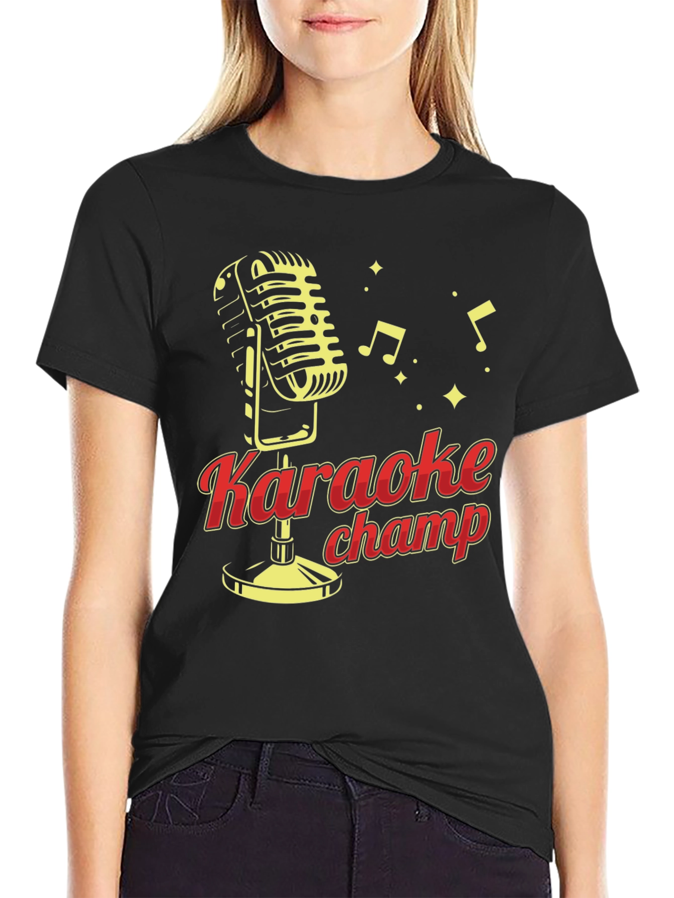 Karaoke Champ Graphic T-Shirt - Sing Your Heart Out!