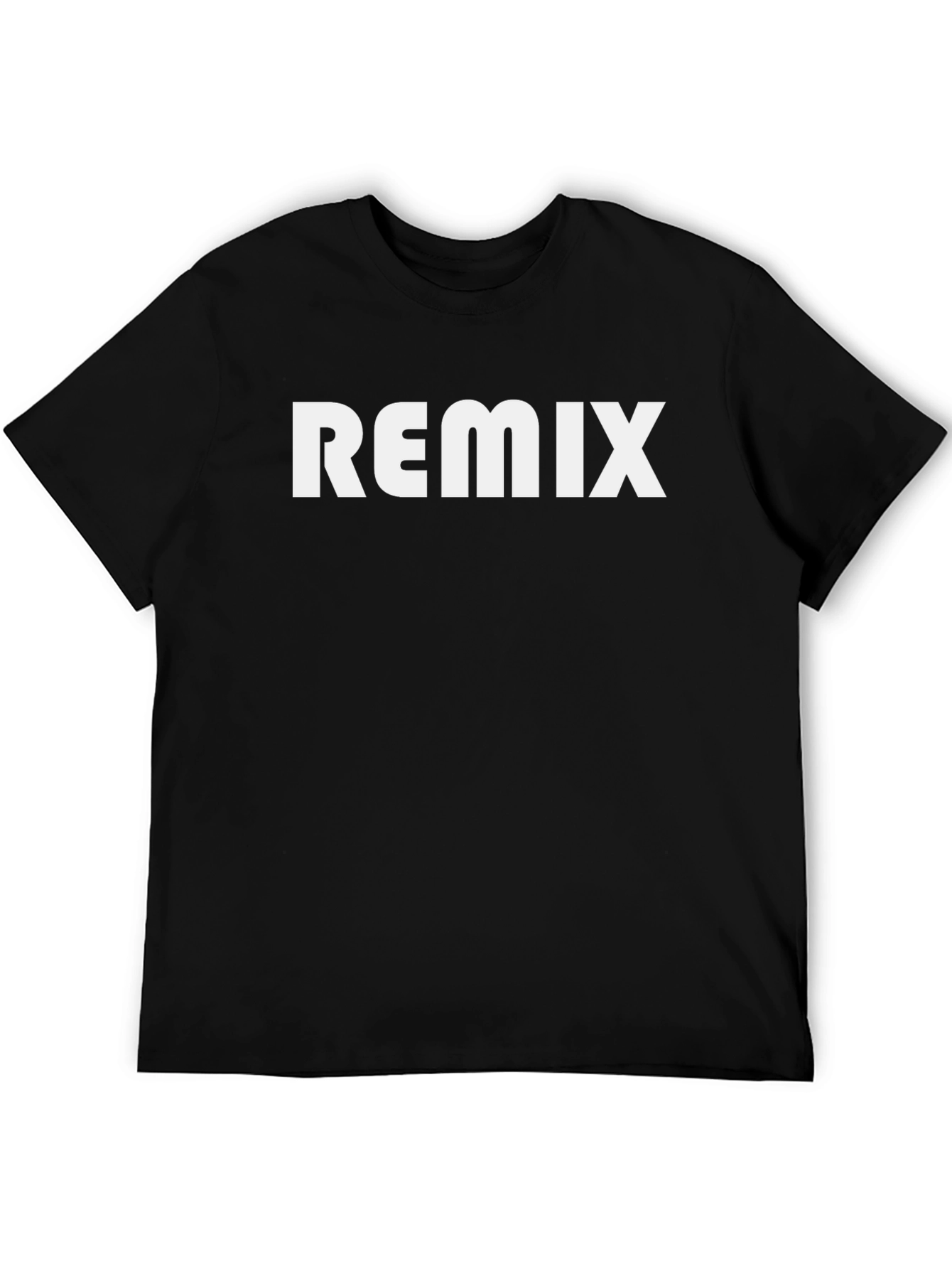 REMIX Black Graphic Tee - Modern Style