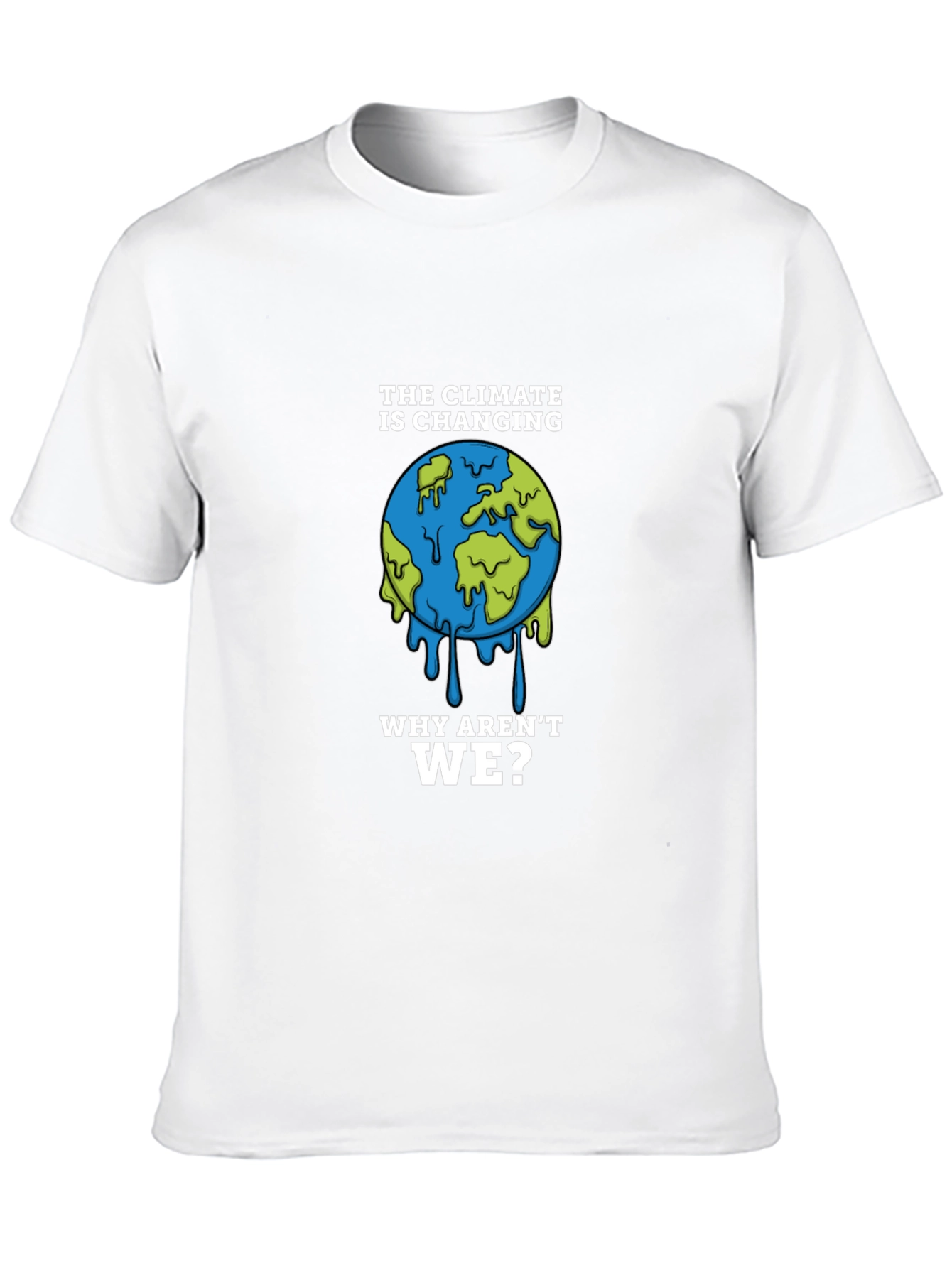 Climate Change Awareness T-Shirt - Earth Design