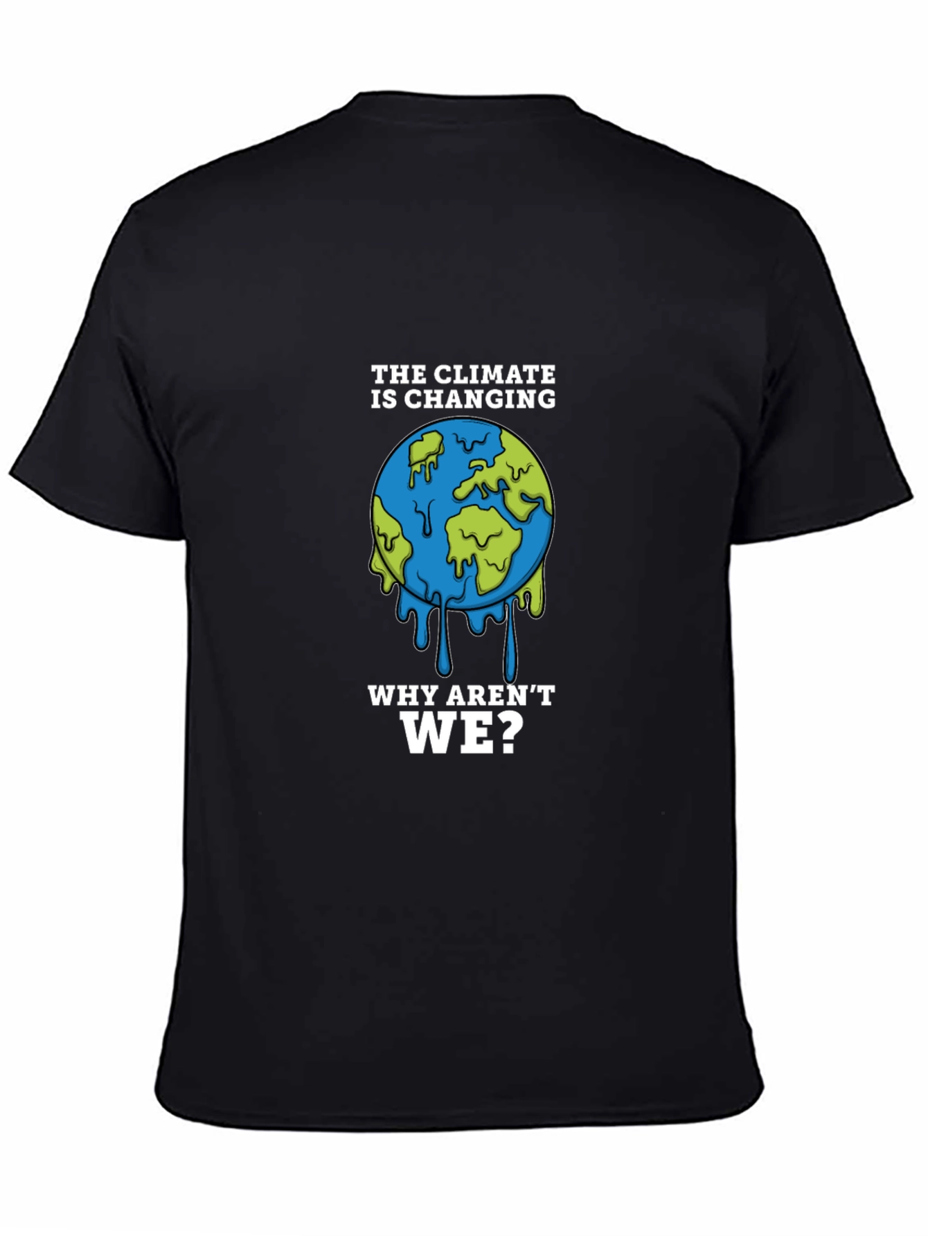 Climate Change Awareness T-Shirt - Earth Design