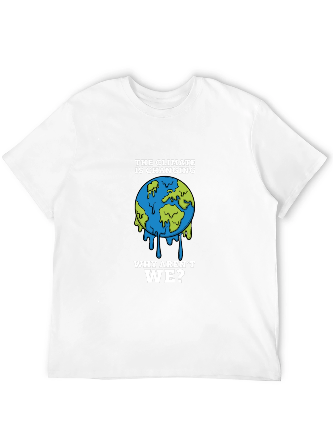 Climate Change Awareness T-Shirt - Earth Design