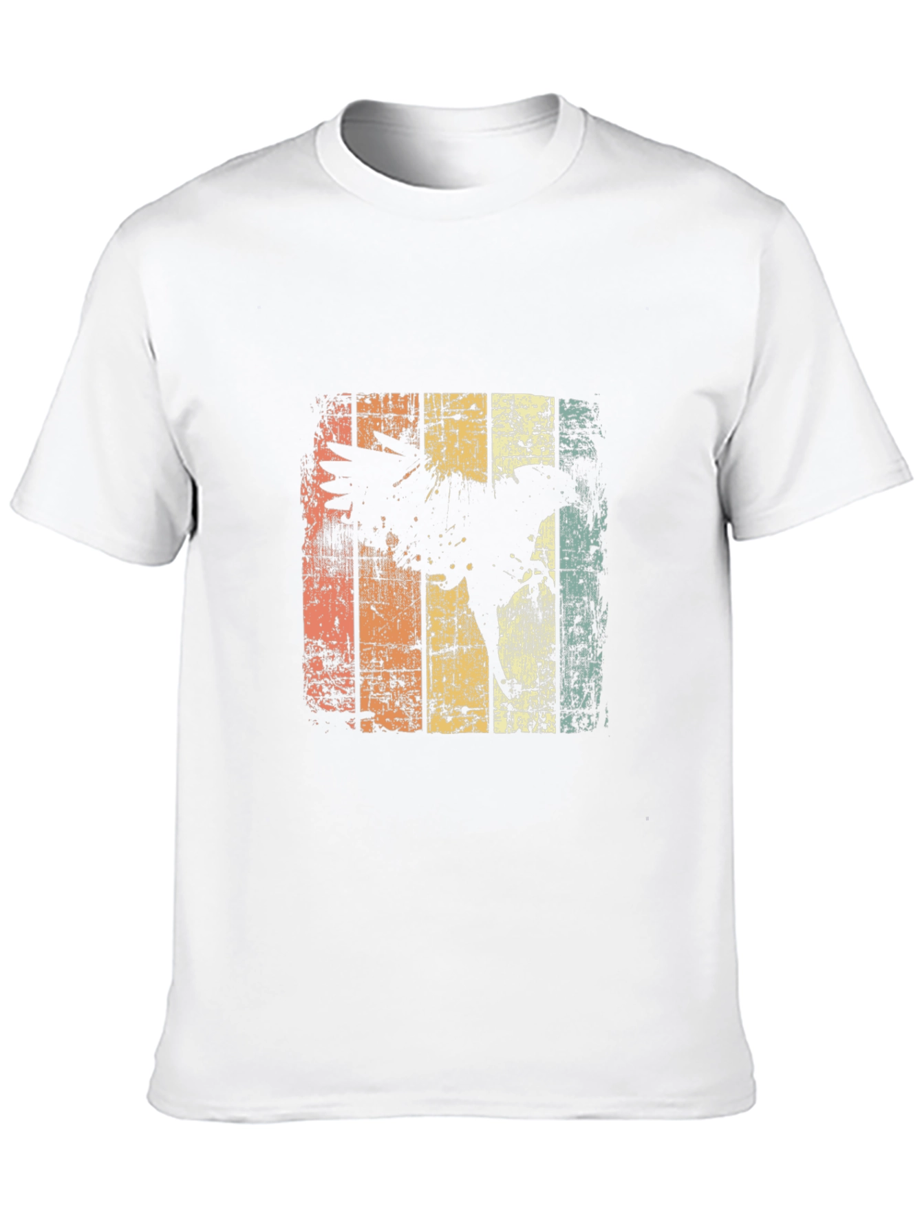 Retro Eagle Graphic Tee - Mens Black T-Shirt