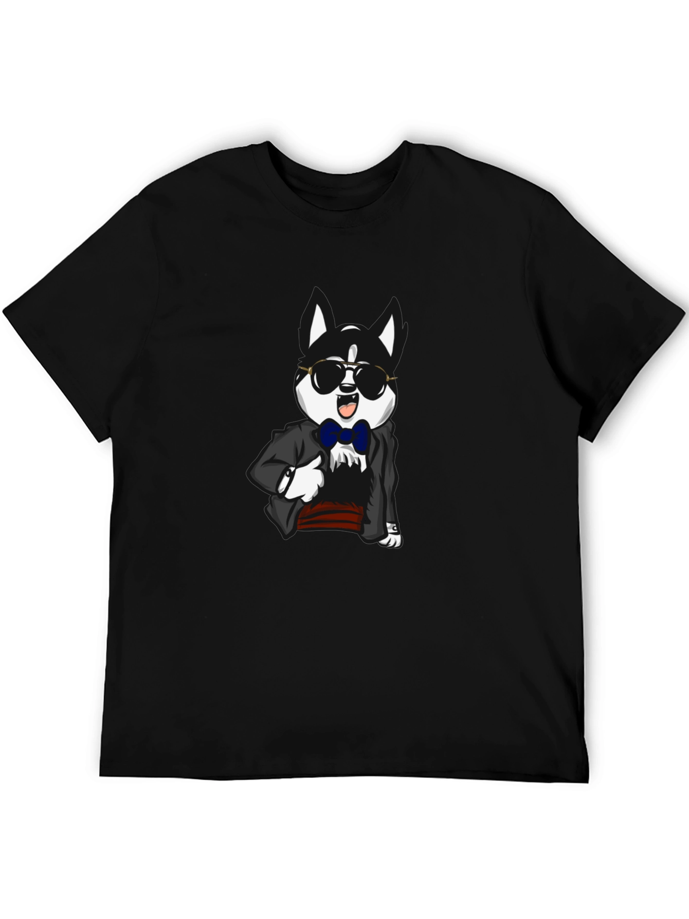 Dog in Suit Graphic T-Shirt
