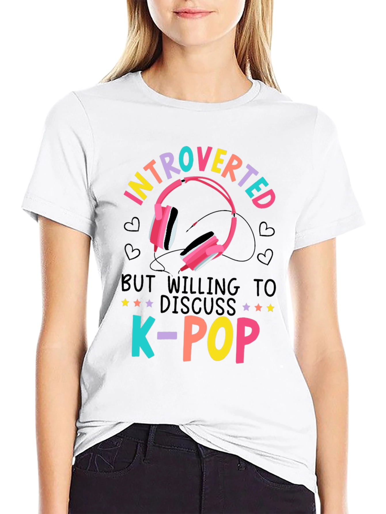 Introverted K-Pop Music Lover T-Shirt