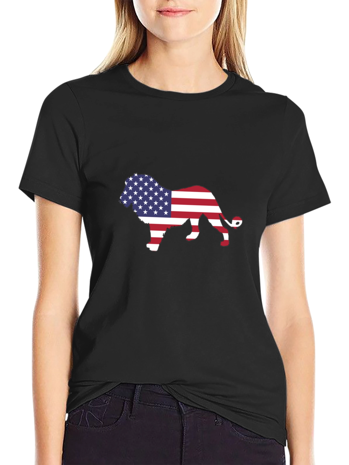 American Lion T-Shirt - Patriotic Pride