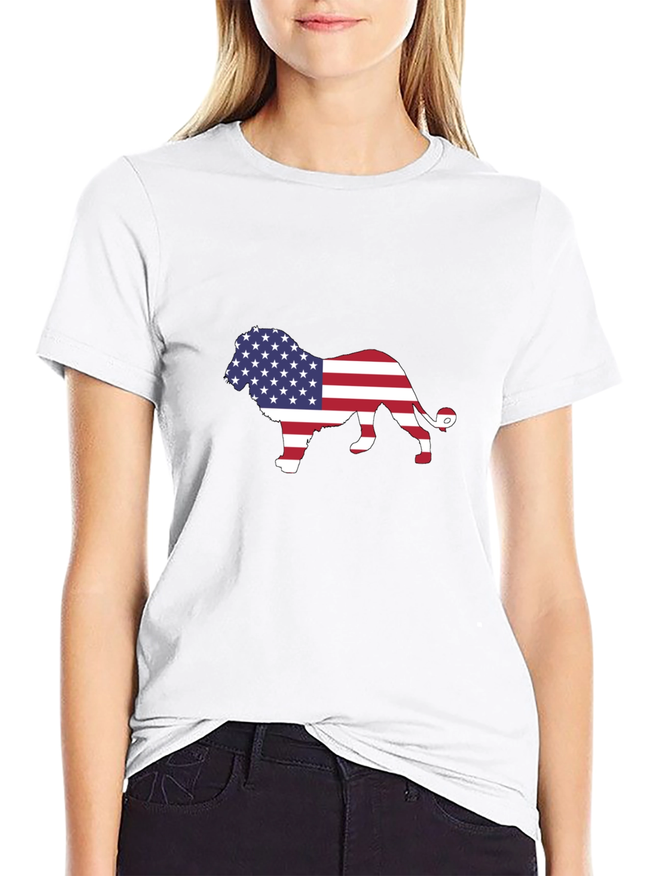 American Lion T-Shirt - Patriotic Pride