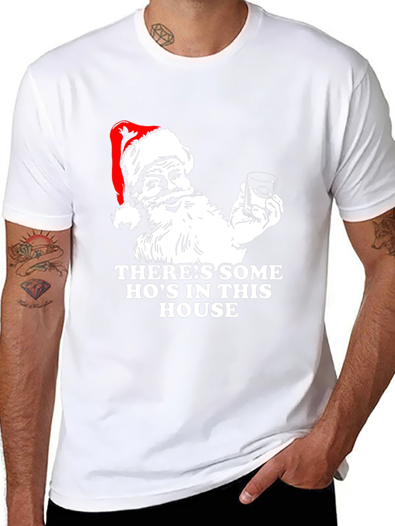 Humorous Santa Christmas T-Shirt