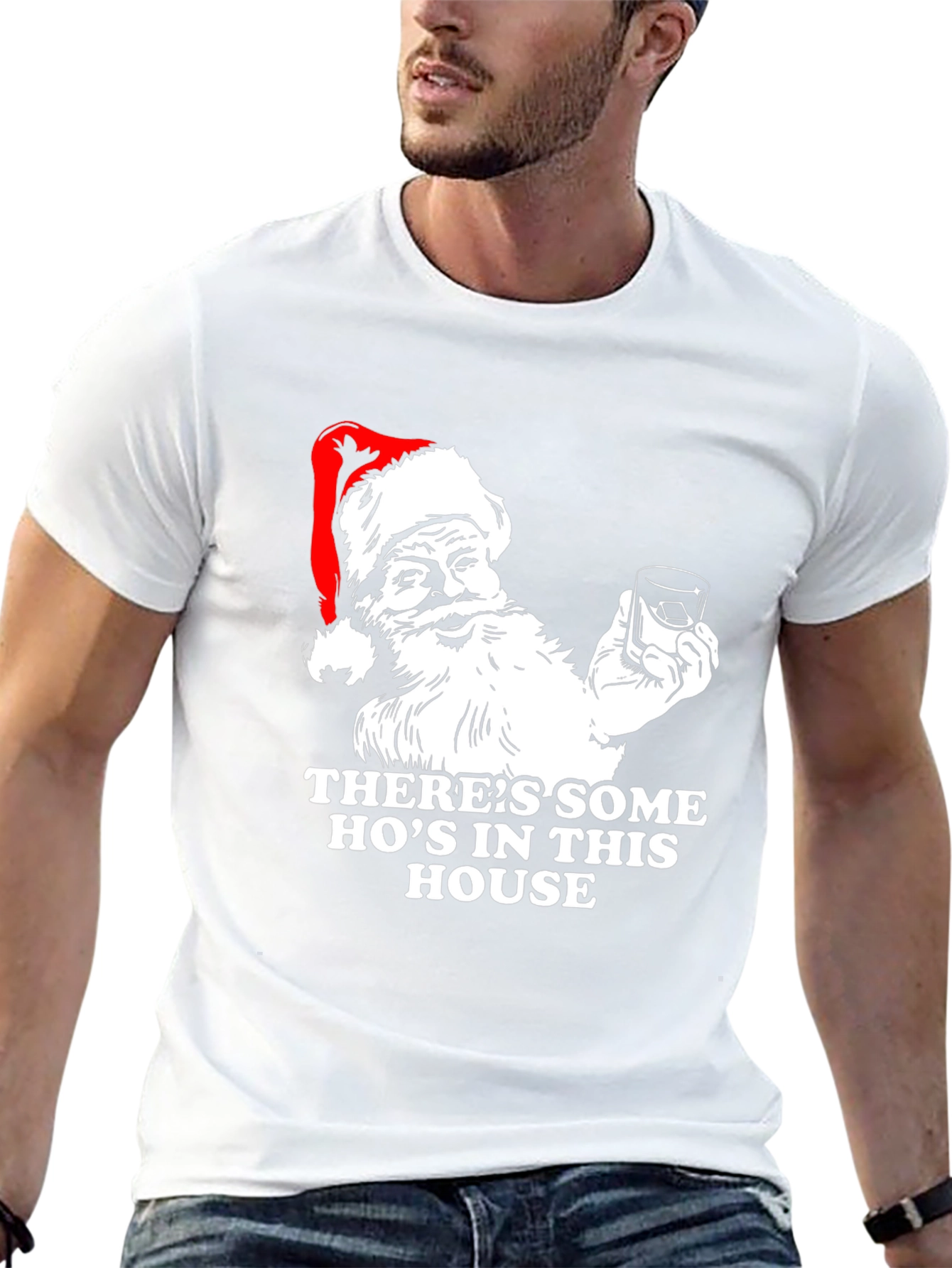 Humorous Santa Christmas T-Shirt