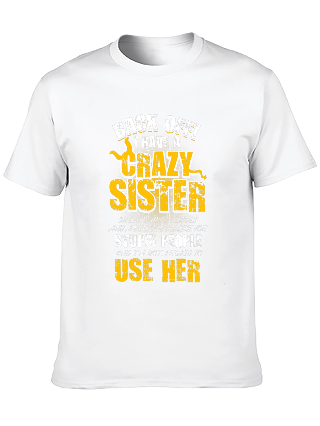 Crazy Sister Graphic Tee - Black T-Shirt