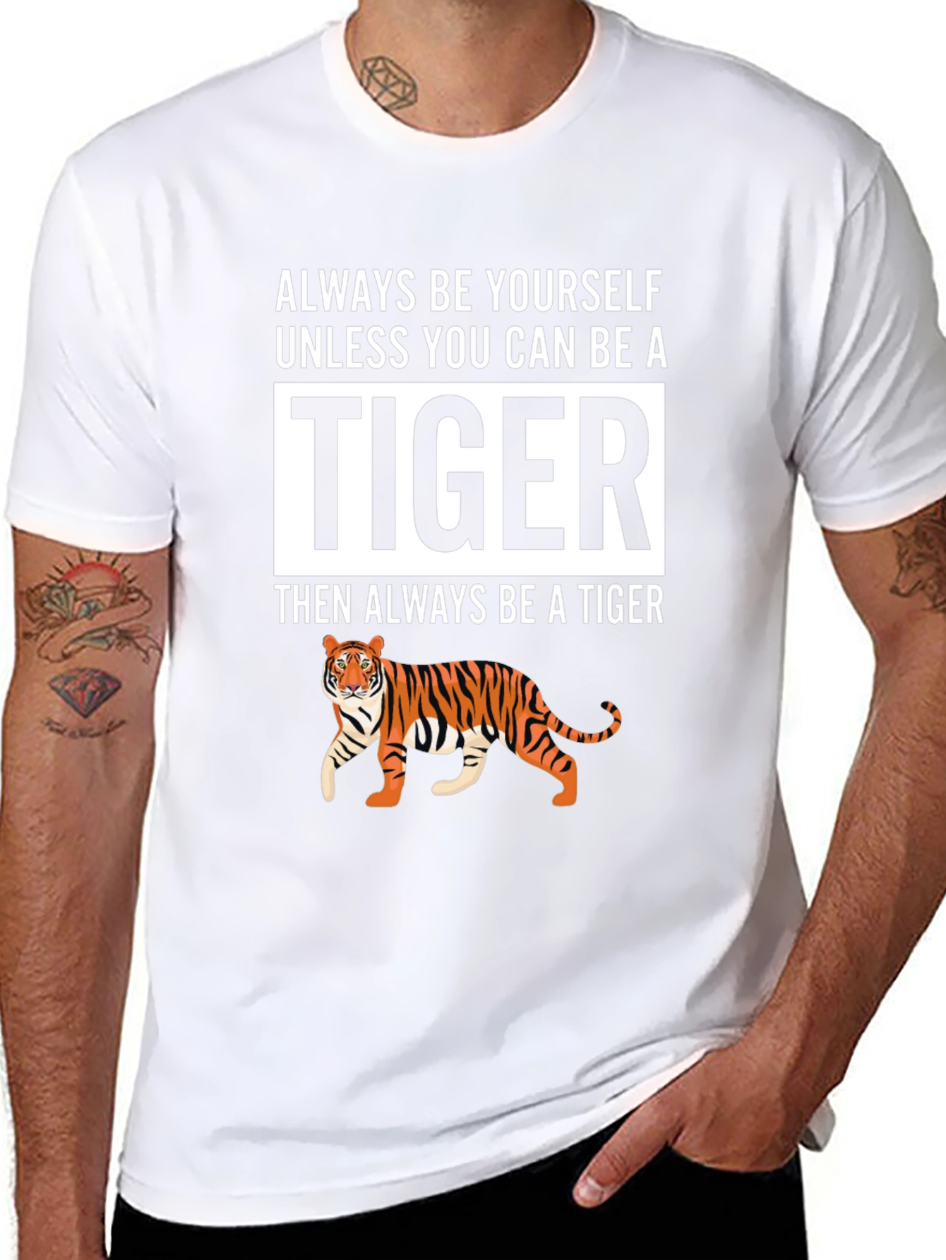 Be a Tiger Graphic T-Shirt
