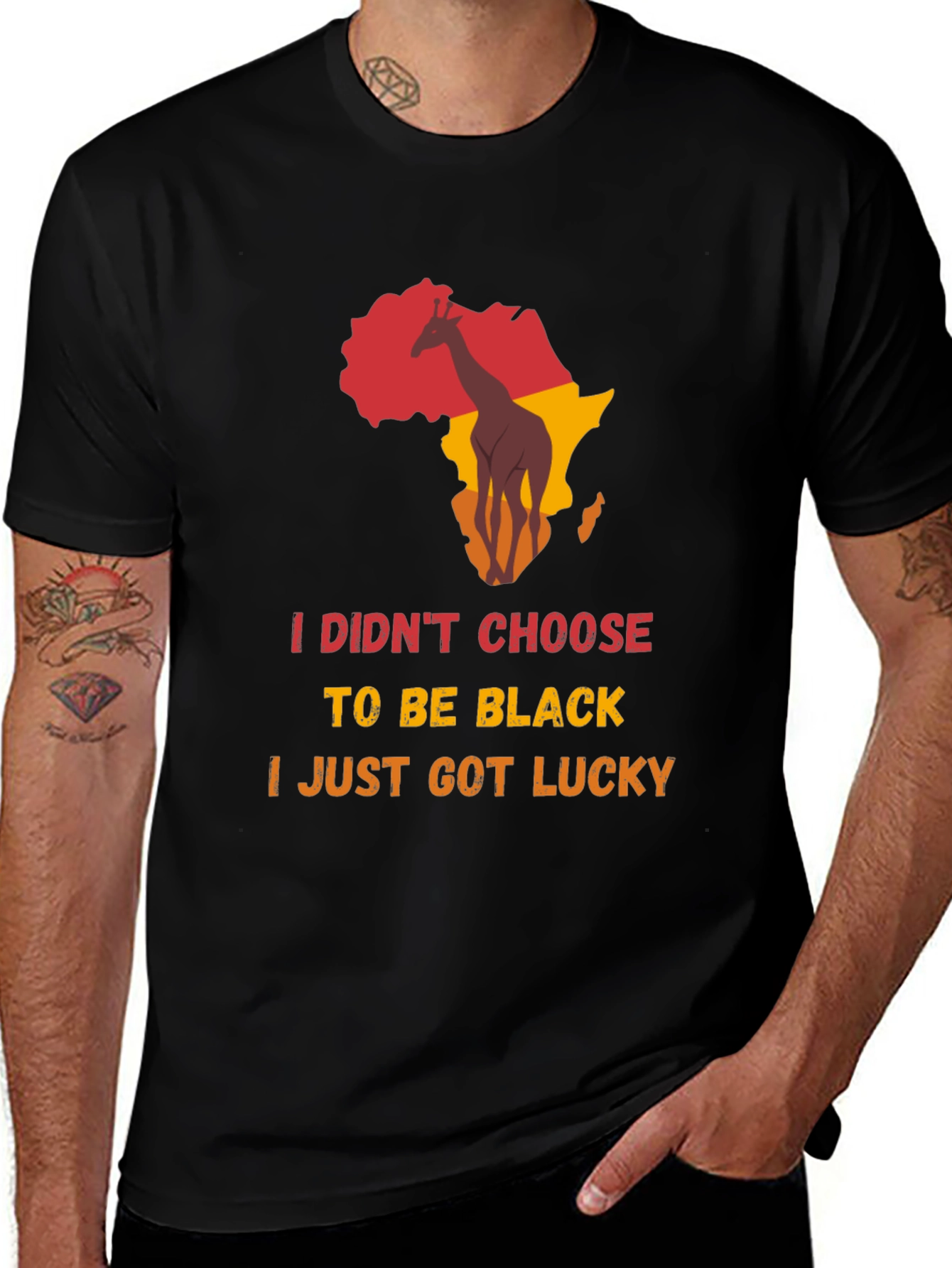 Lucky Black Graphic Tee
