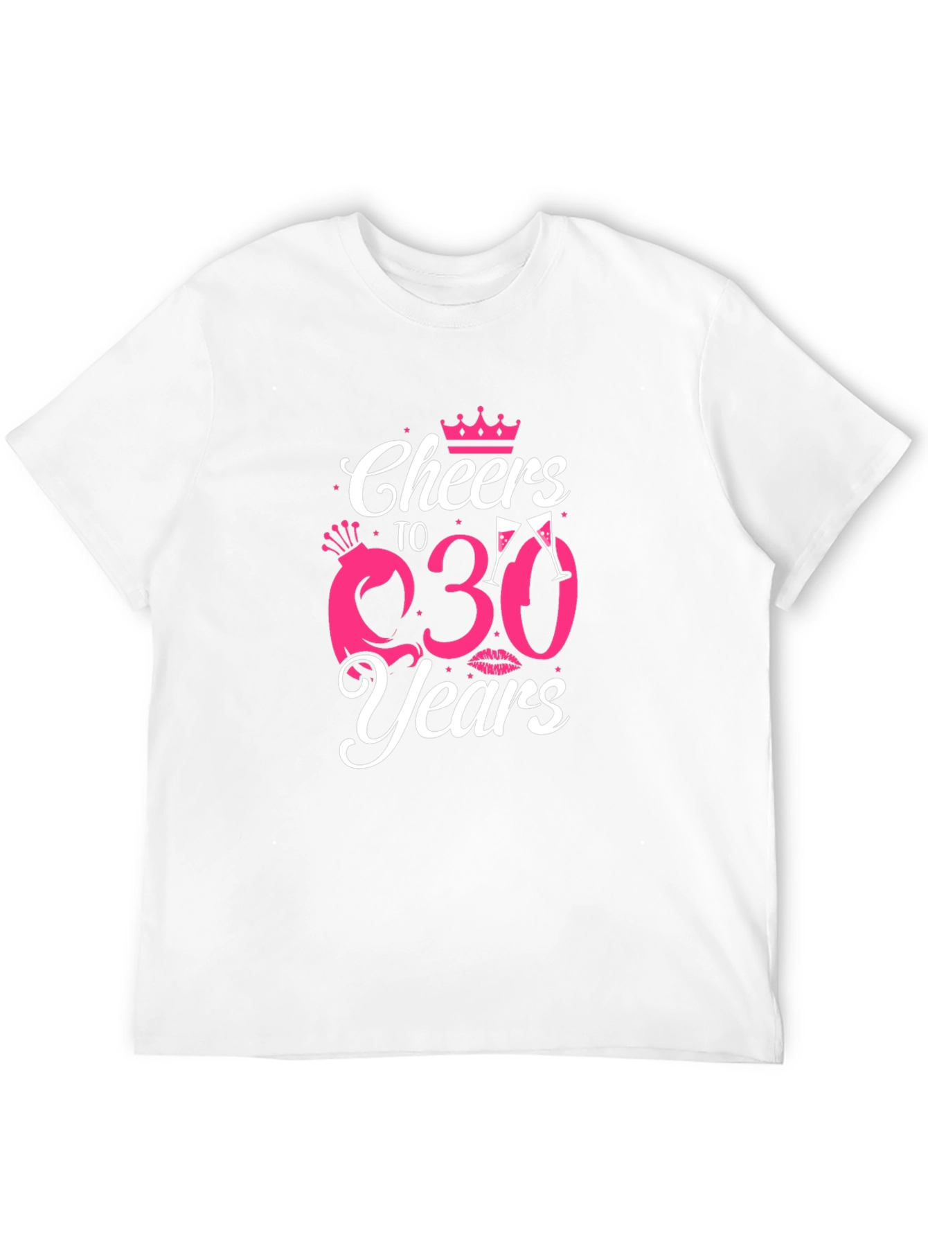 Cheers to 30 Years Black Graphic Tee