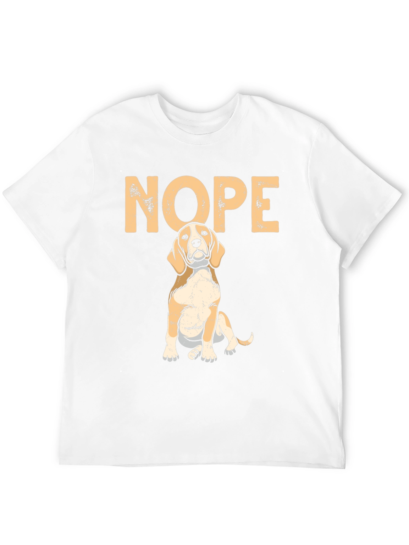 Nope Dog T-Shirt - Funny Beagle Tee