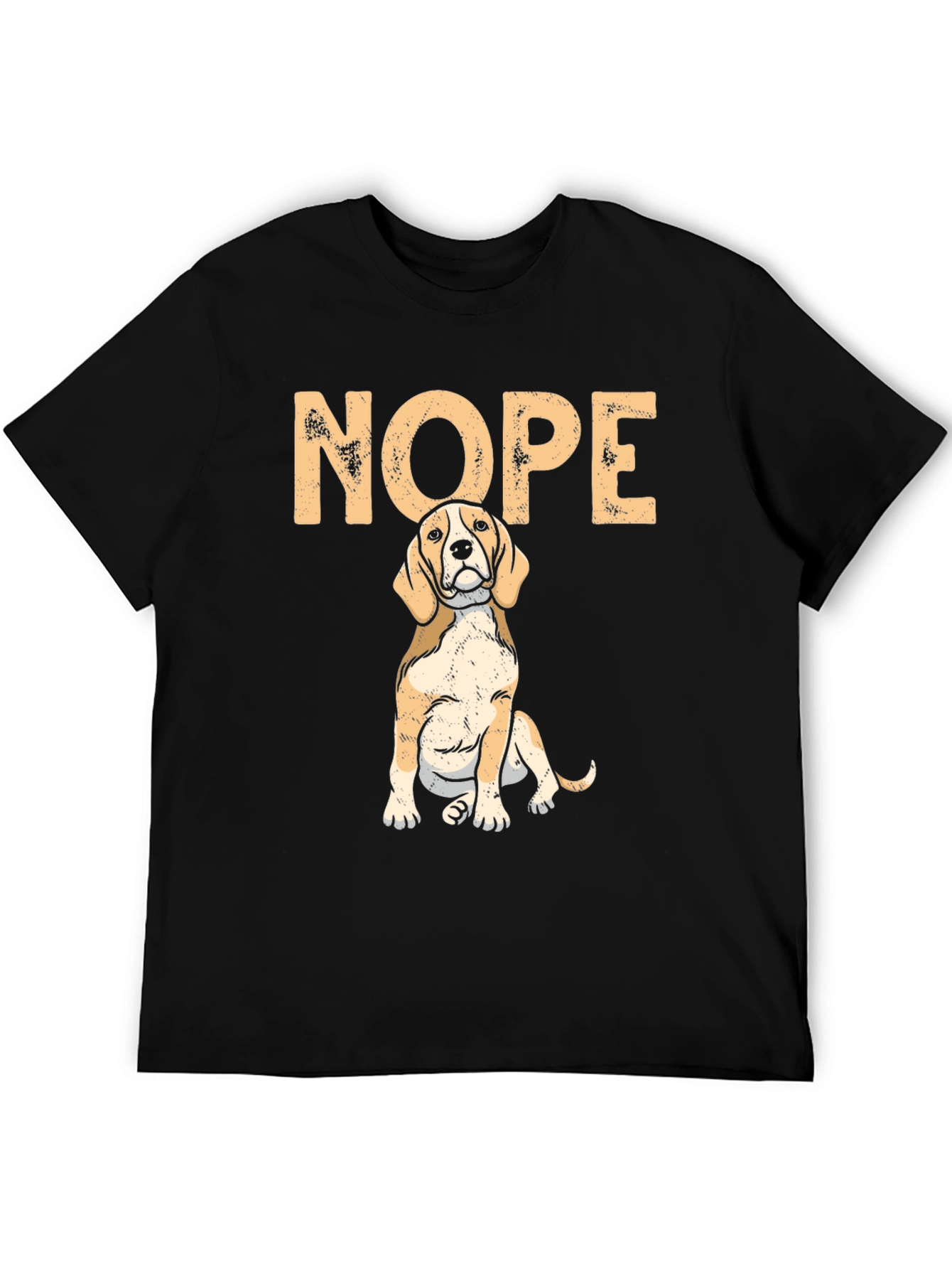Nope Dog T-Shirt - Funny Beagle Tee