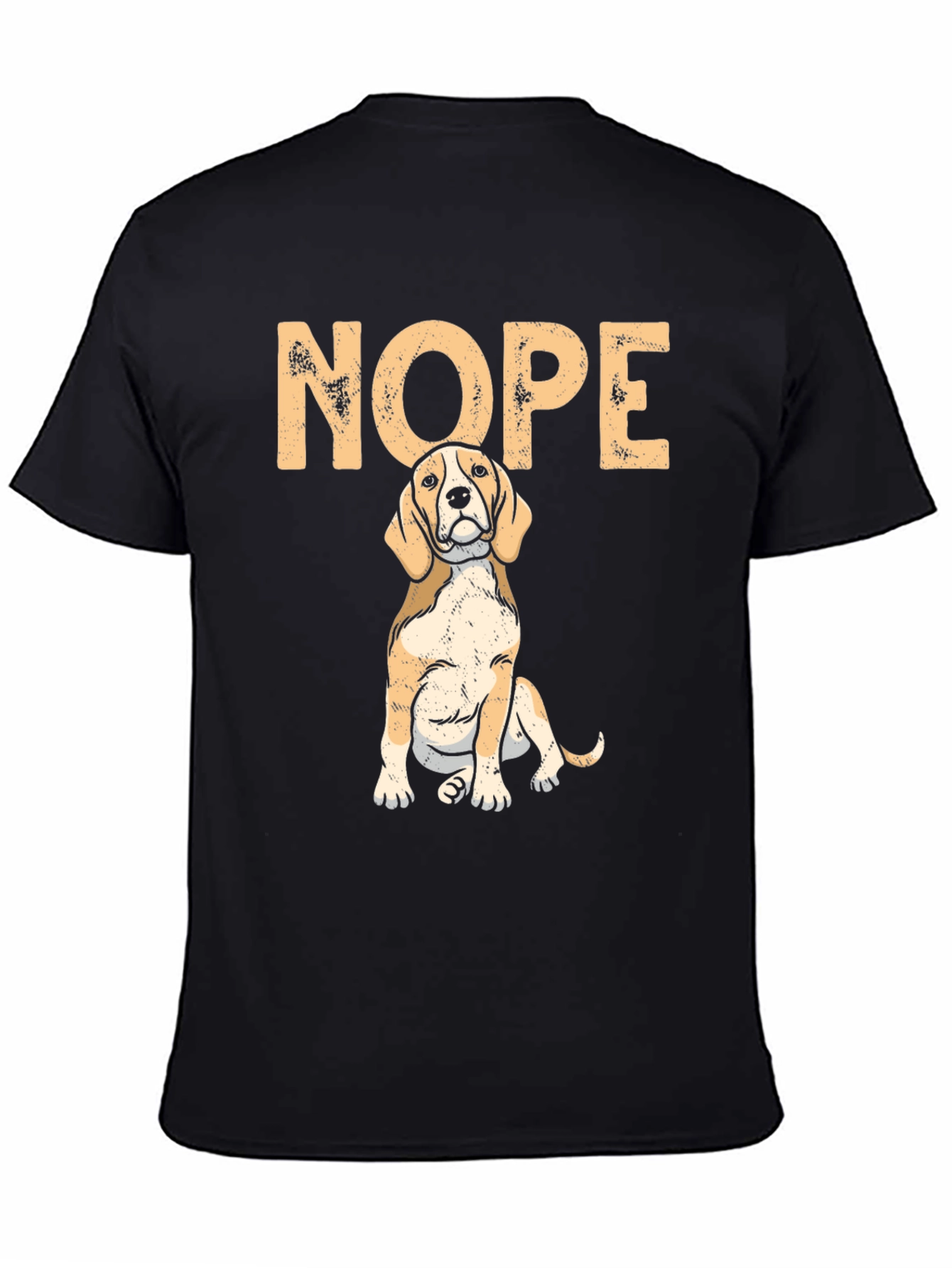 Nope Dog T-Shirt - Funny Beagle Tee