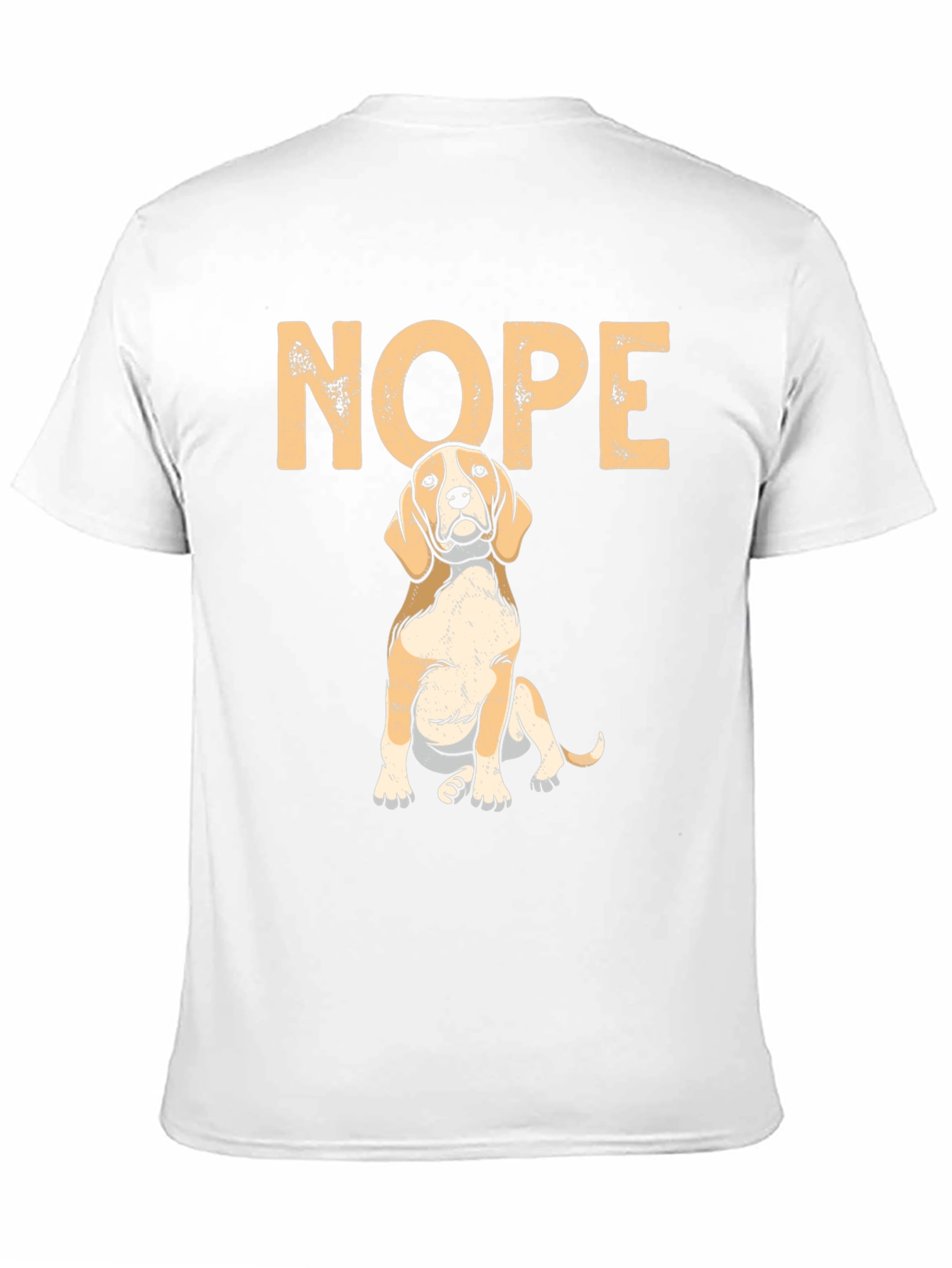 Nope Dog T-Shirt - Funny Beagle Tee