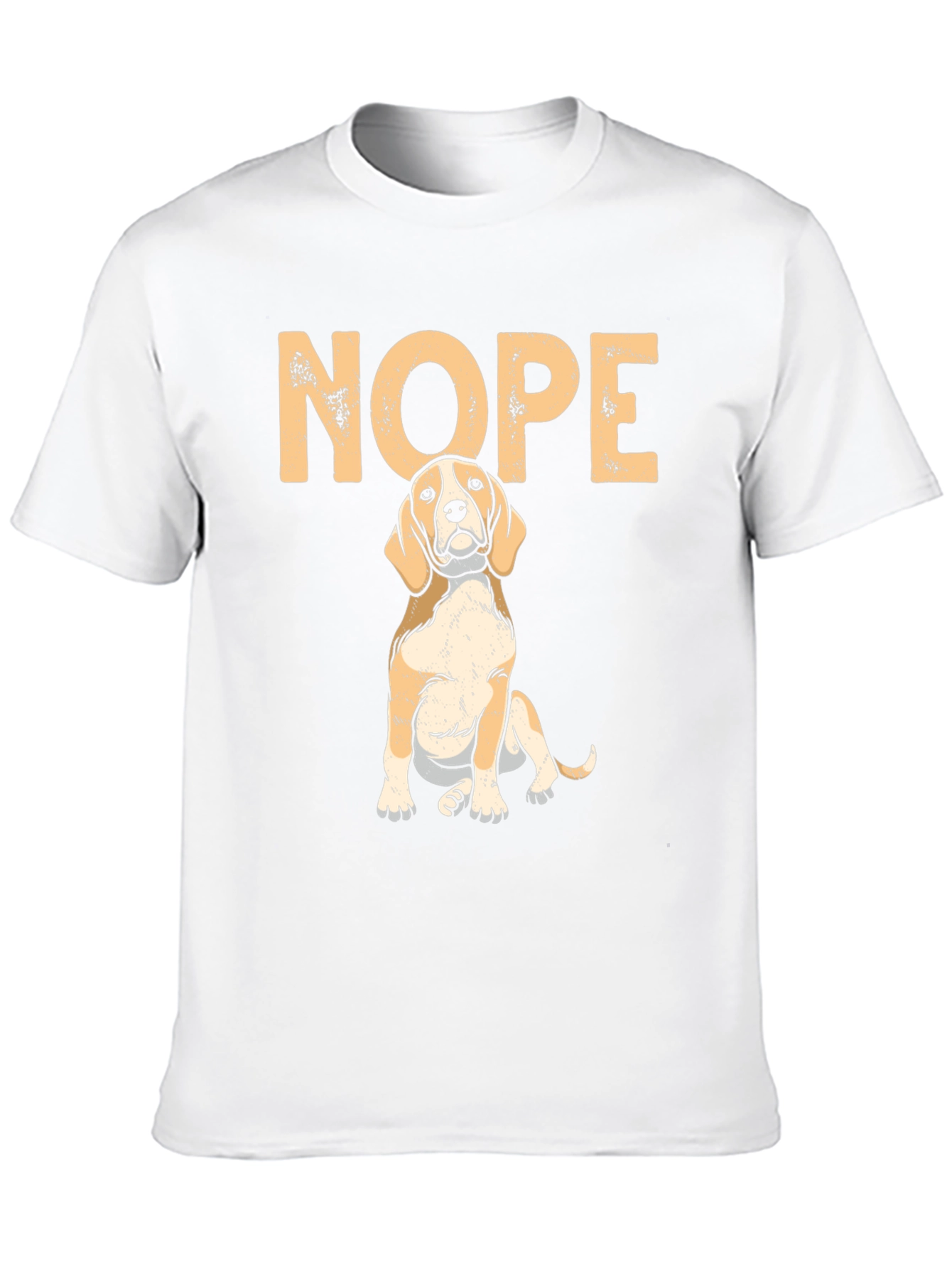 Nope Dog T-Shirt - Funny Beagle Tee