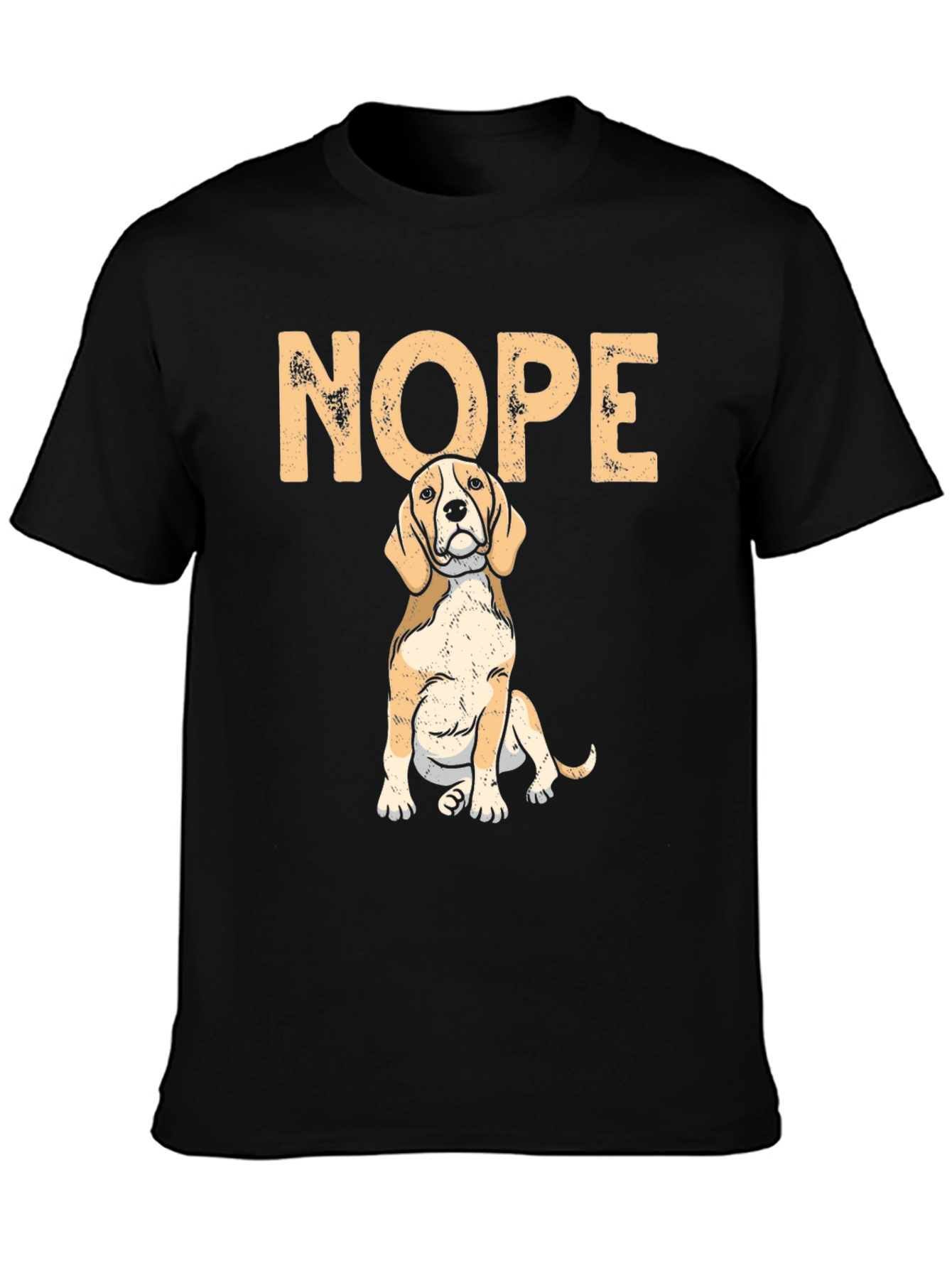 Nope Dog T-Shirt - Funny Beagle Tee