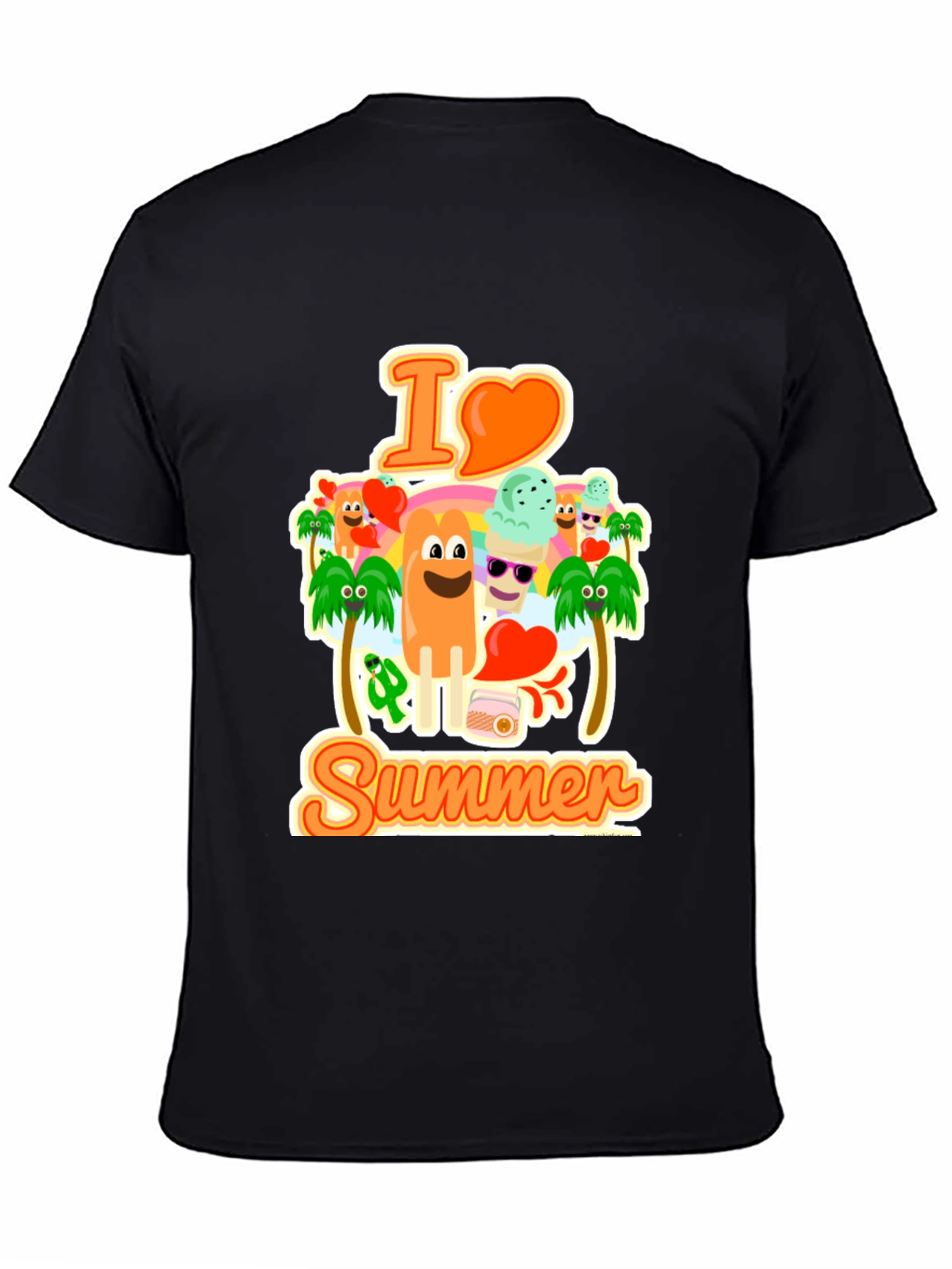 I Love Summer Graphic T-Shirt