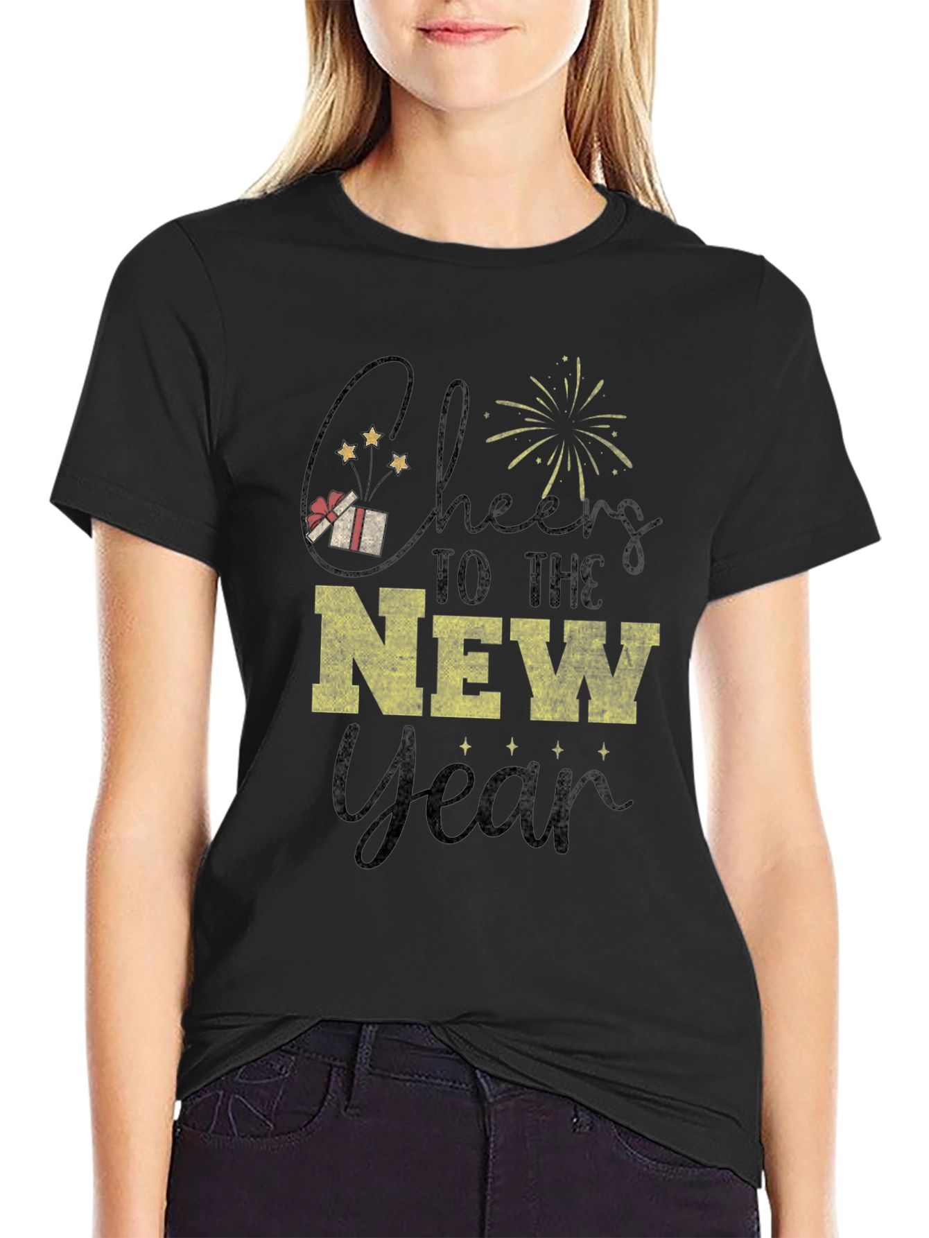 Cheers to the New Year Graphic T-Shirt