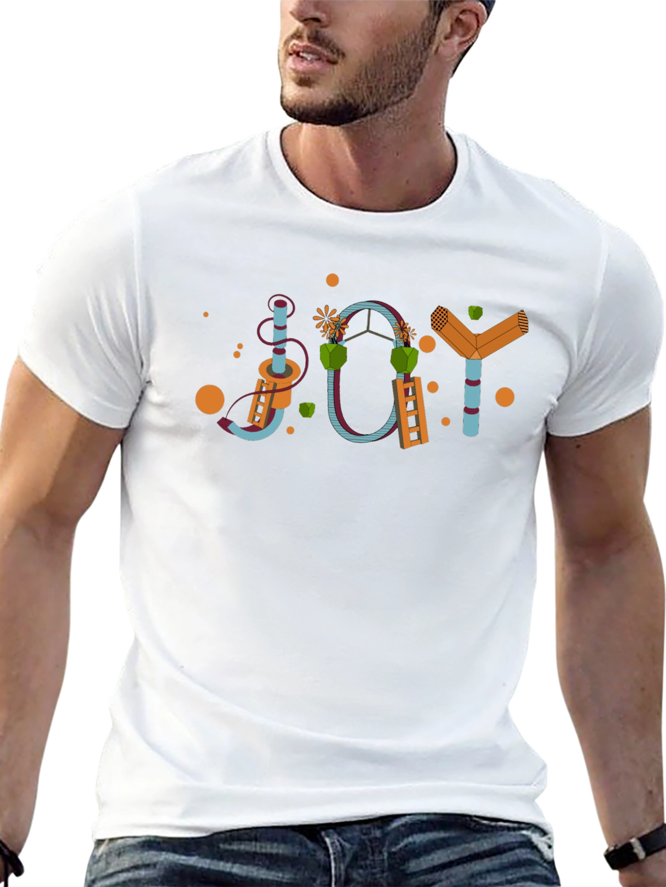 Joy T-Shirt Abstract Graphic Tee