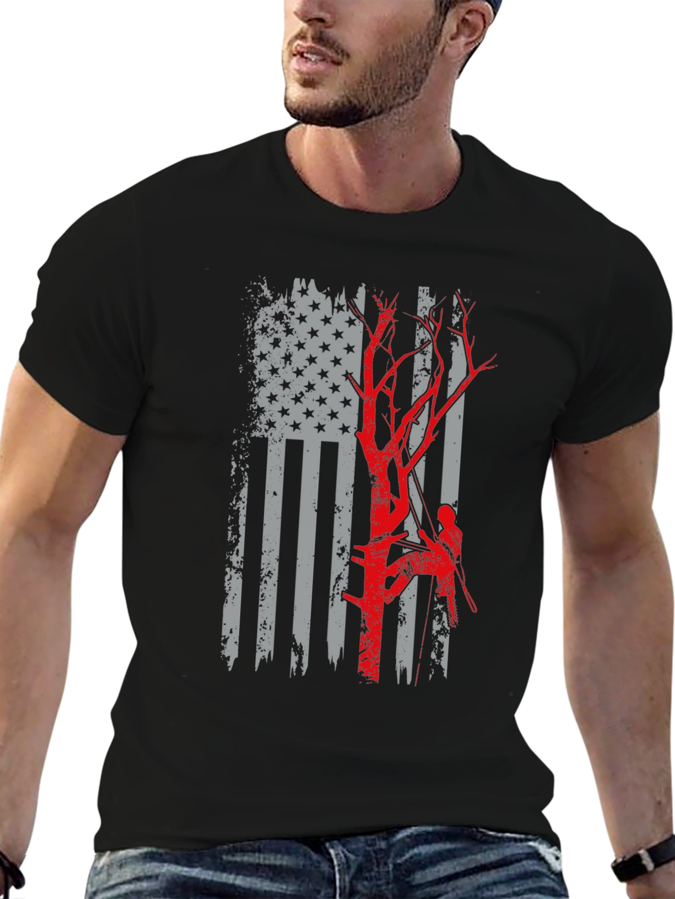 Arborist American Flag T-Shirt