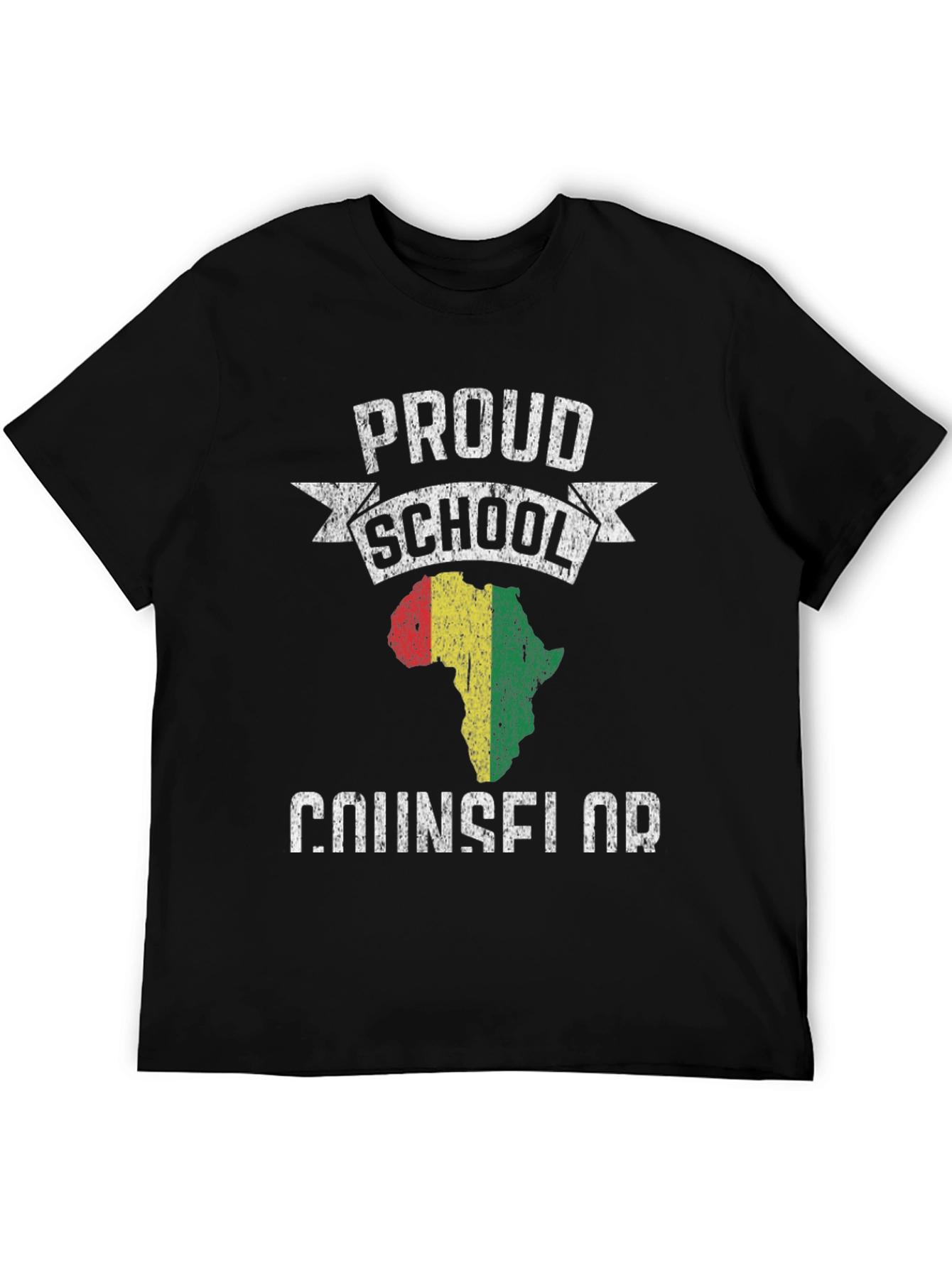 Proud School Counselor Africa T-Shirt