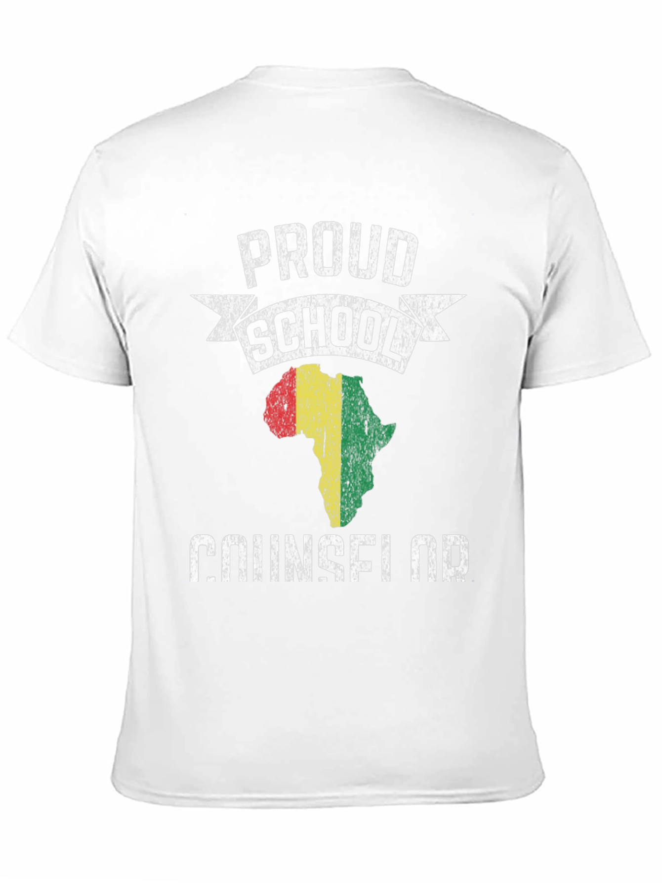 Proud School Counselor Africa T-Shirt