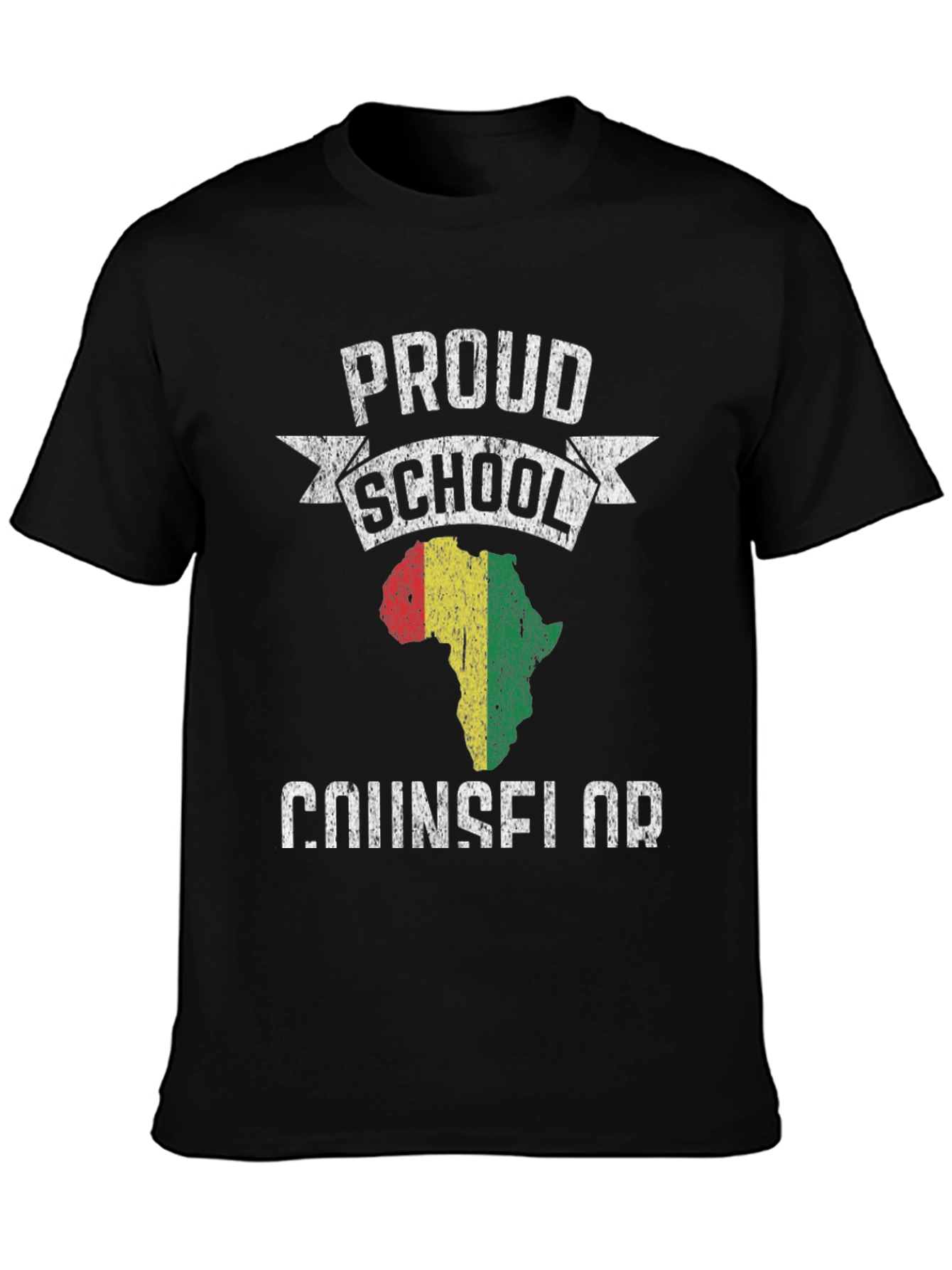 Proud School Counselor Africa T-Shirt