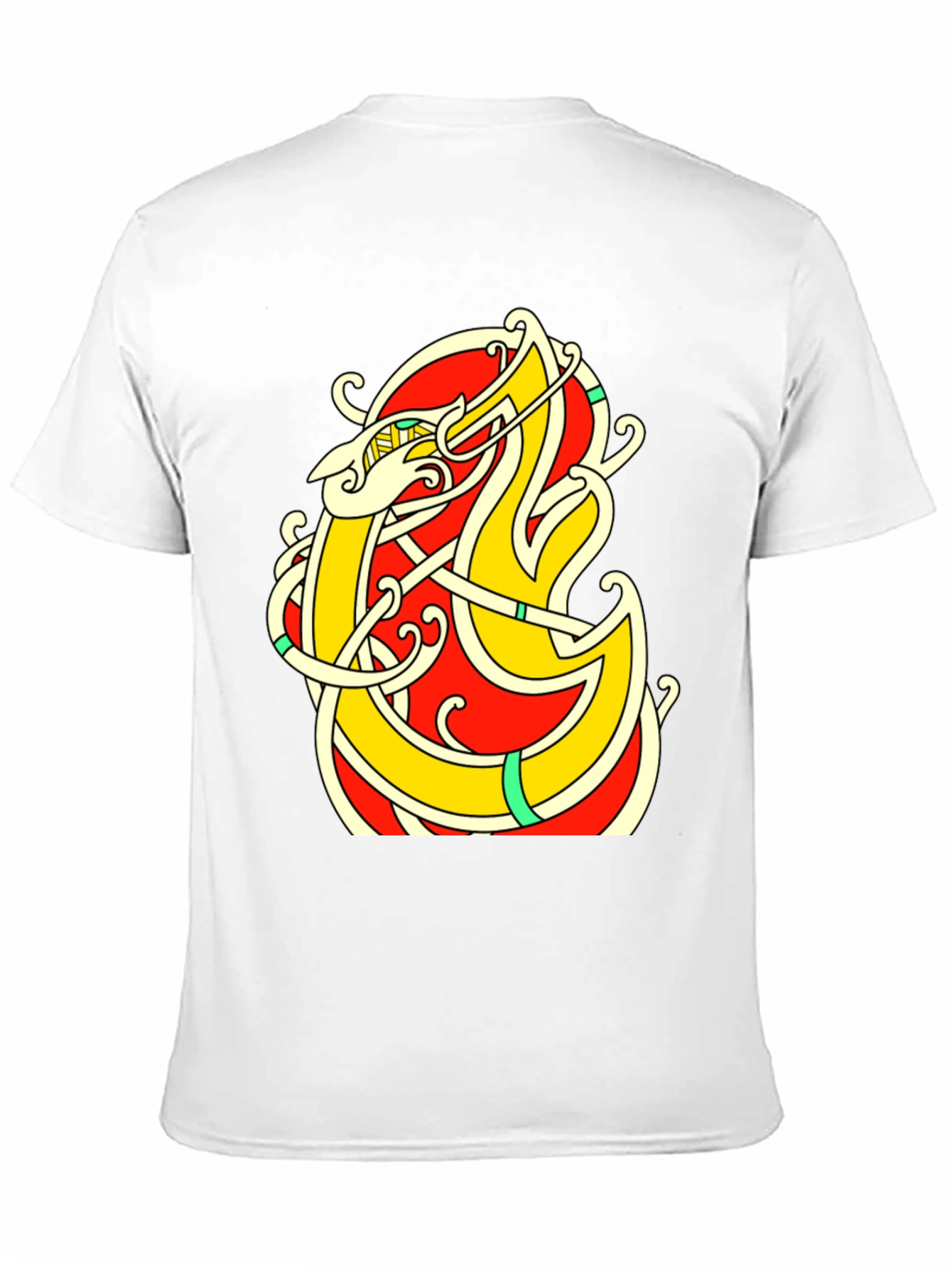Celtic Dragon Knot T-Shirt - Black
