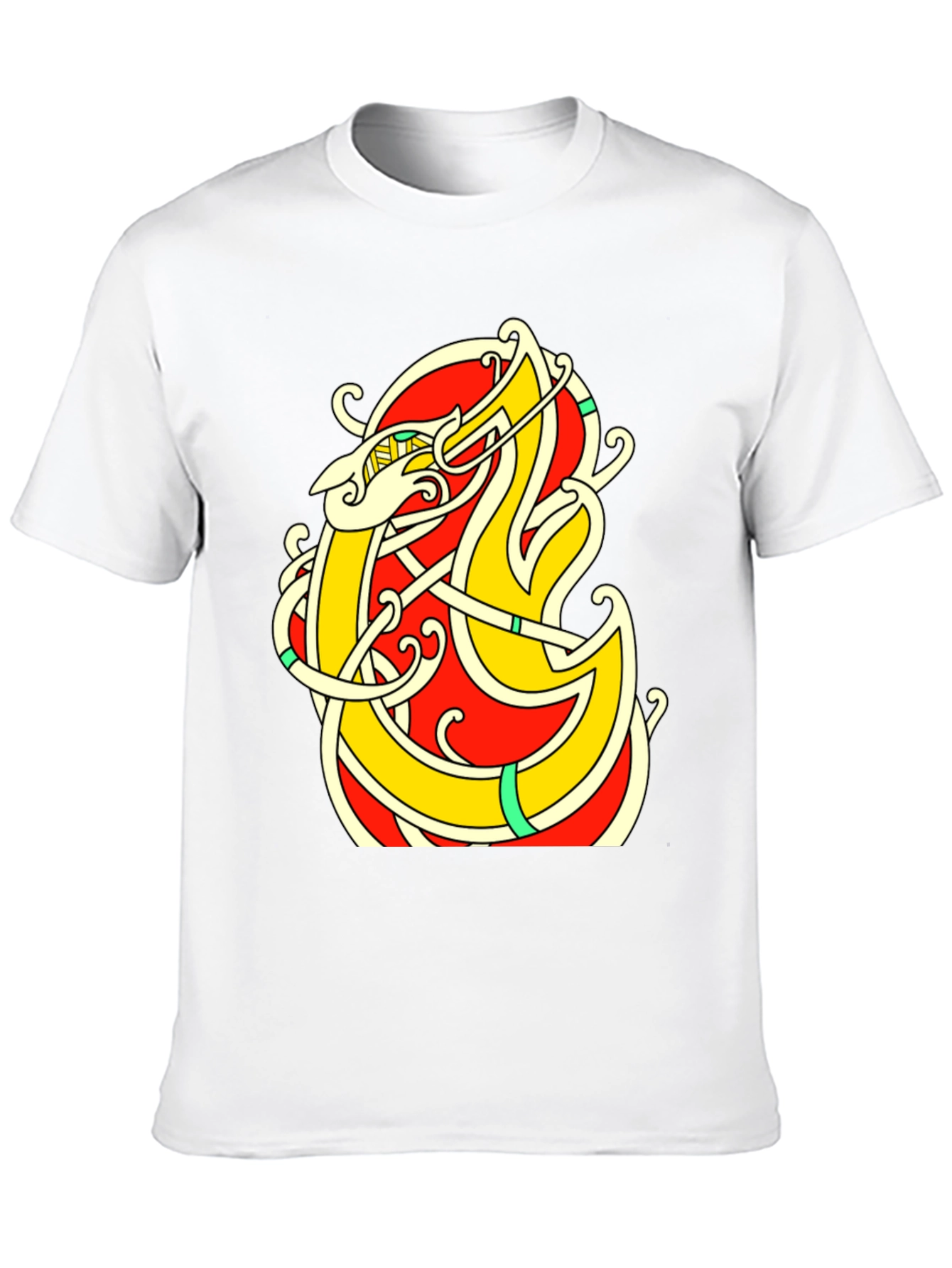 Celtic Dragon Knot T-Shirt - Black